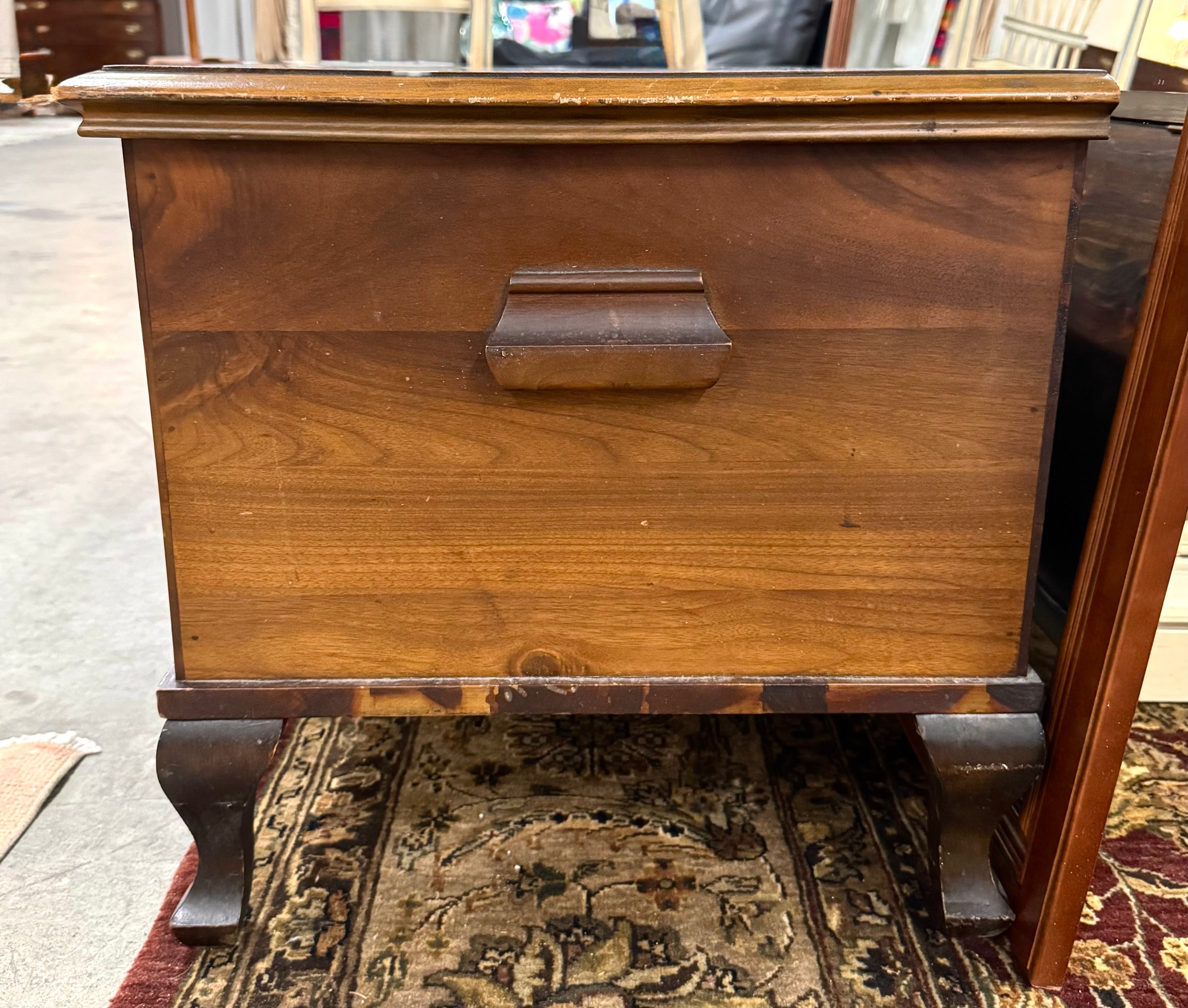 Vintage Walnut Cedar-lined Chest