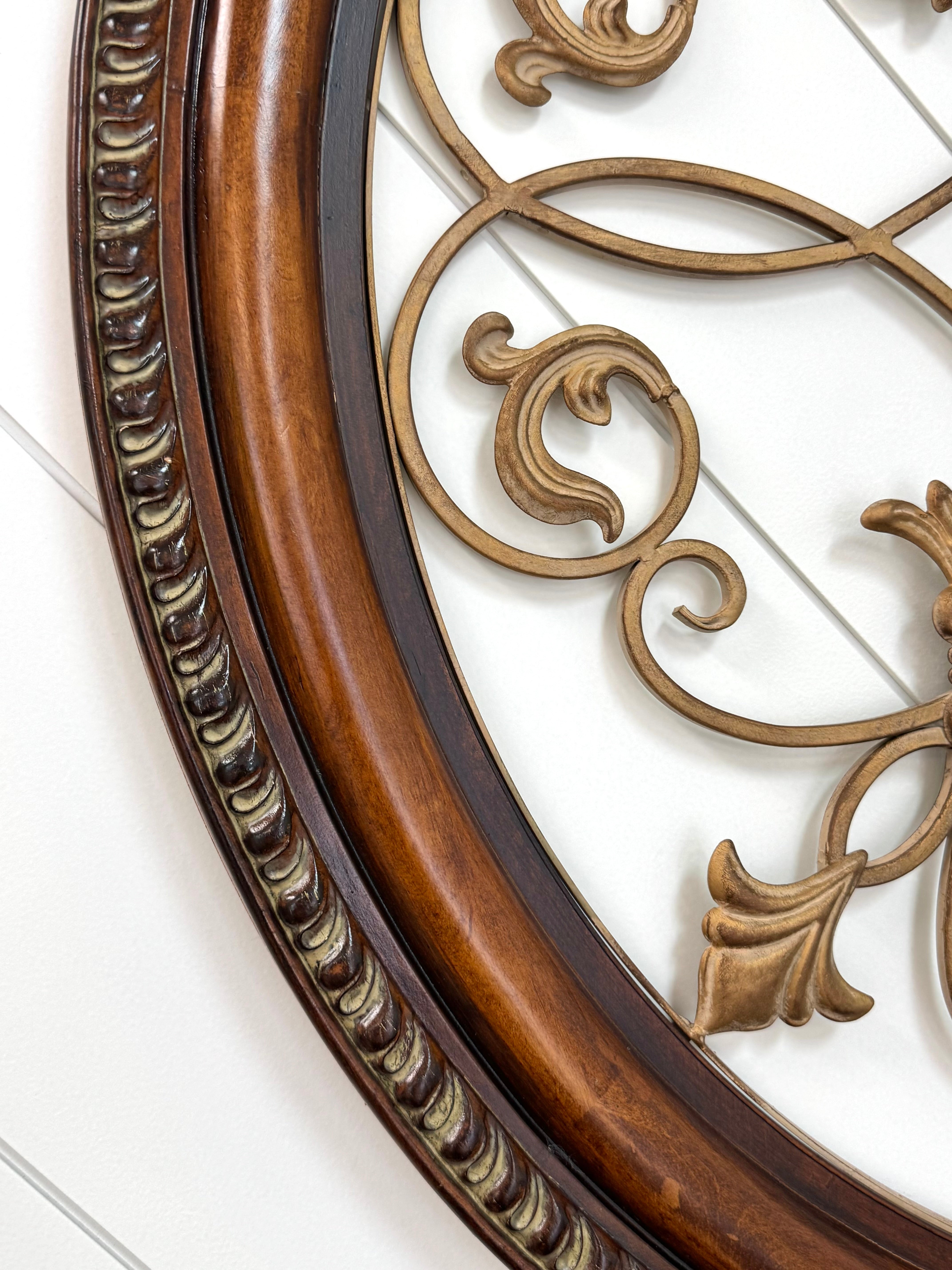 Ironwork Medallion 43" Wall Decor