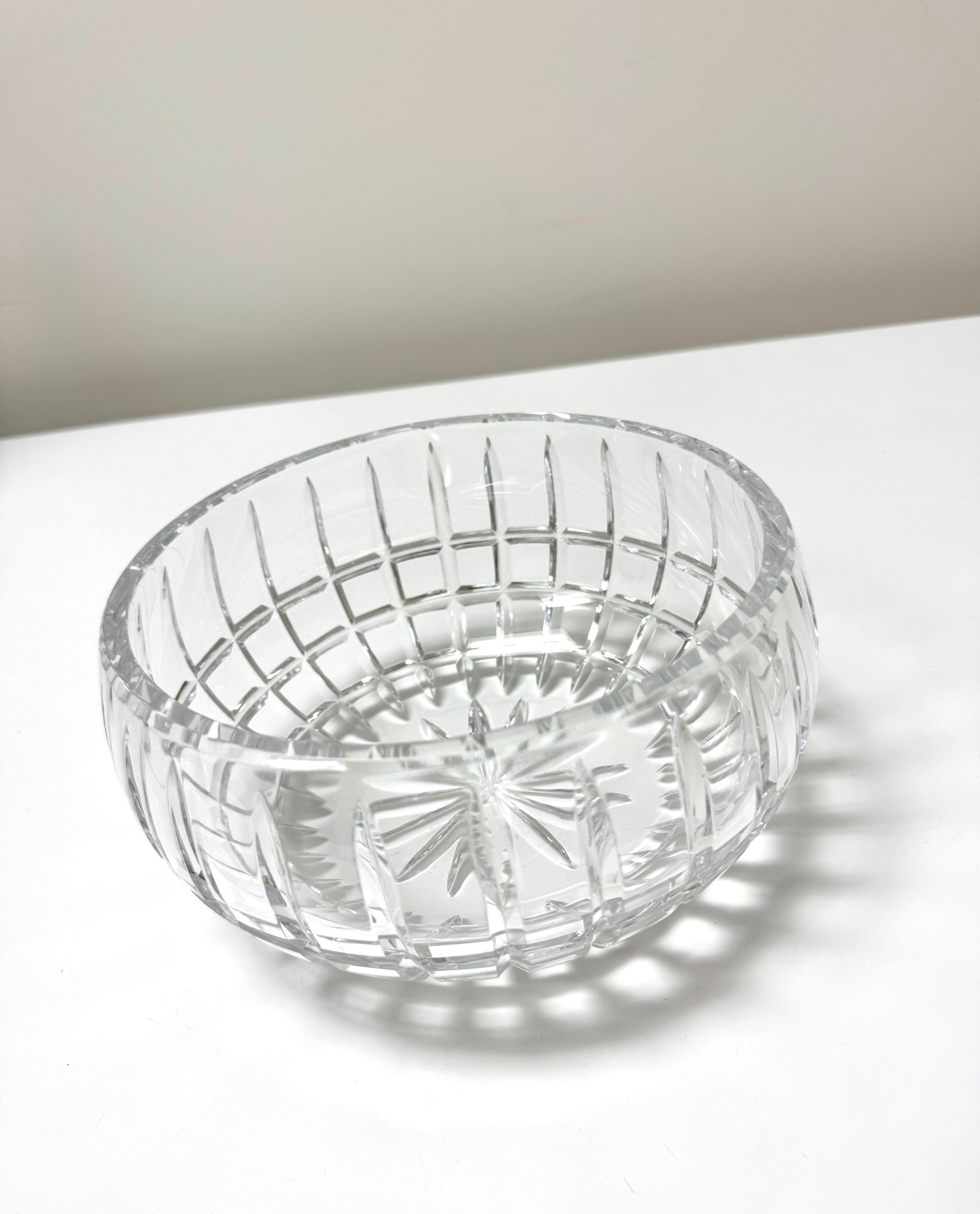 Vintage Cut Crystal 9" Bowl