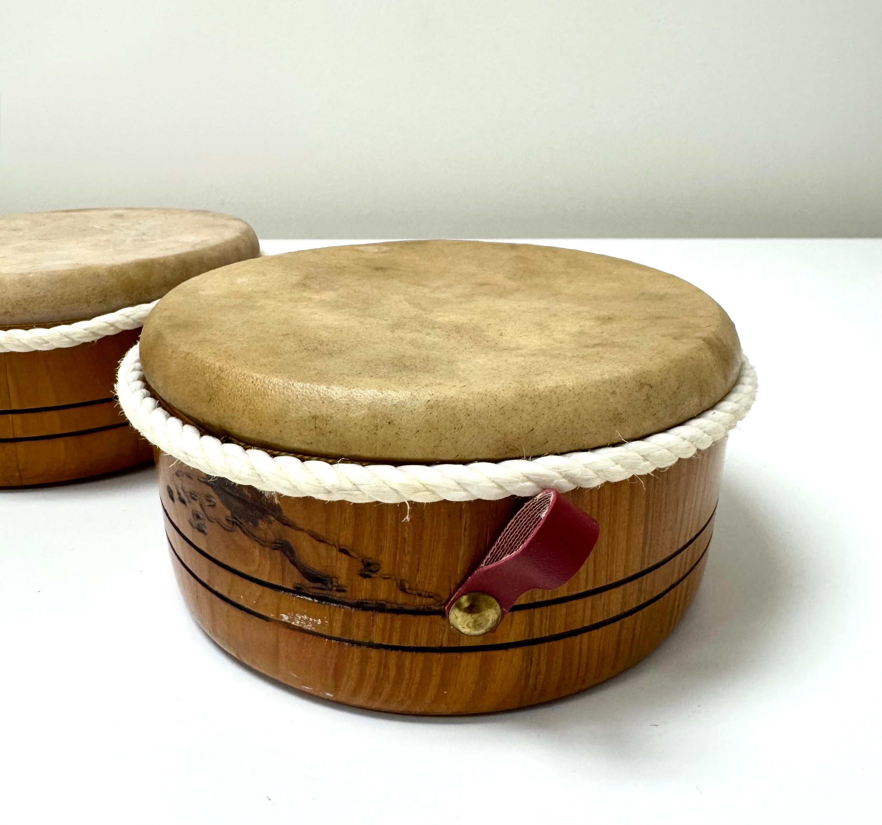 Vintage Traditional Cuban Mini Bongo Drums