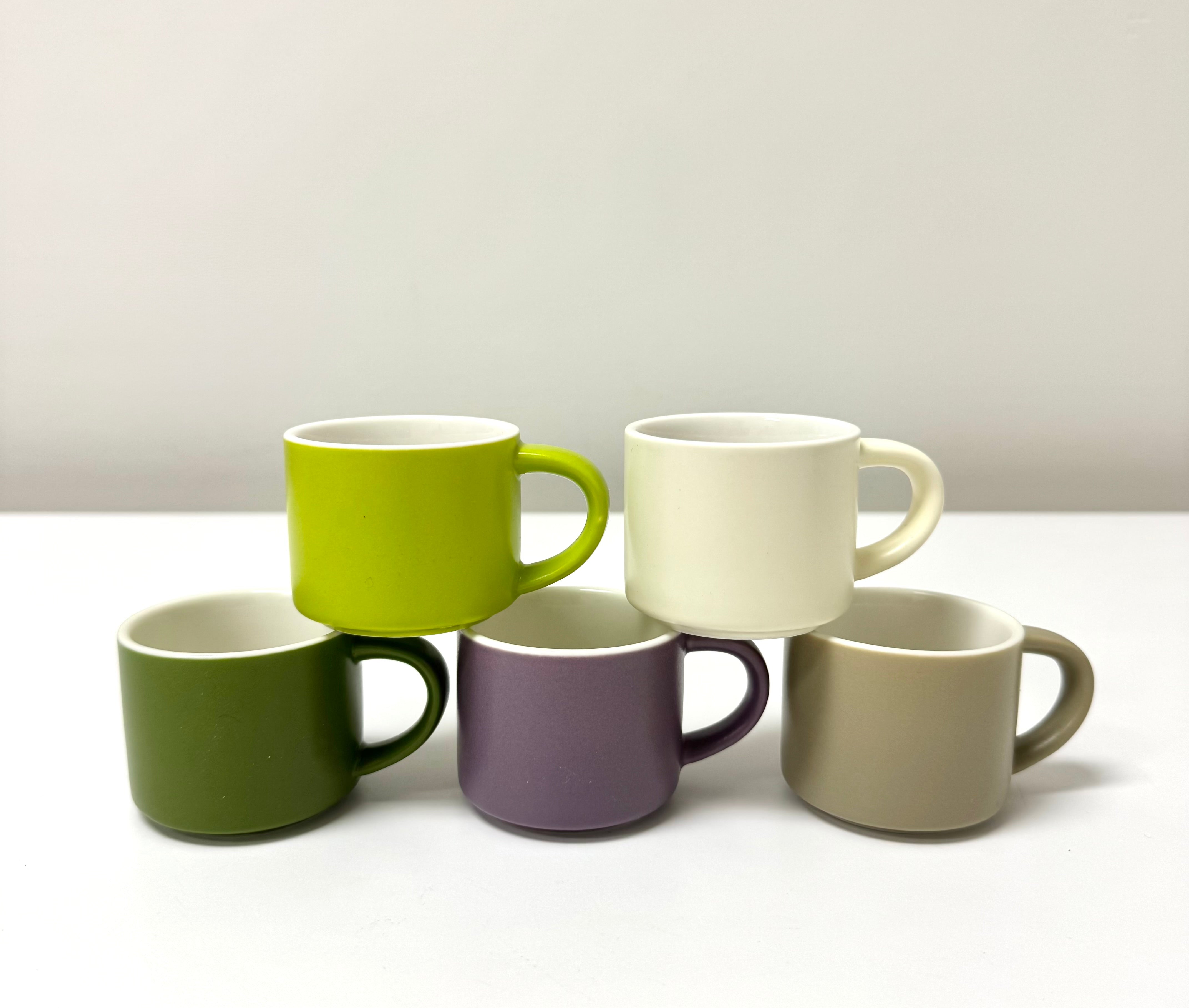 Set of 5 Espresso Cups