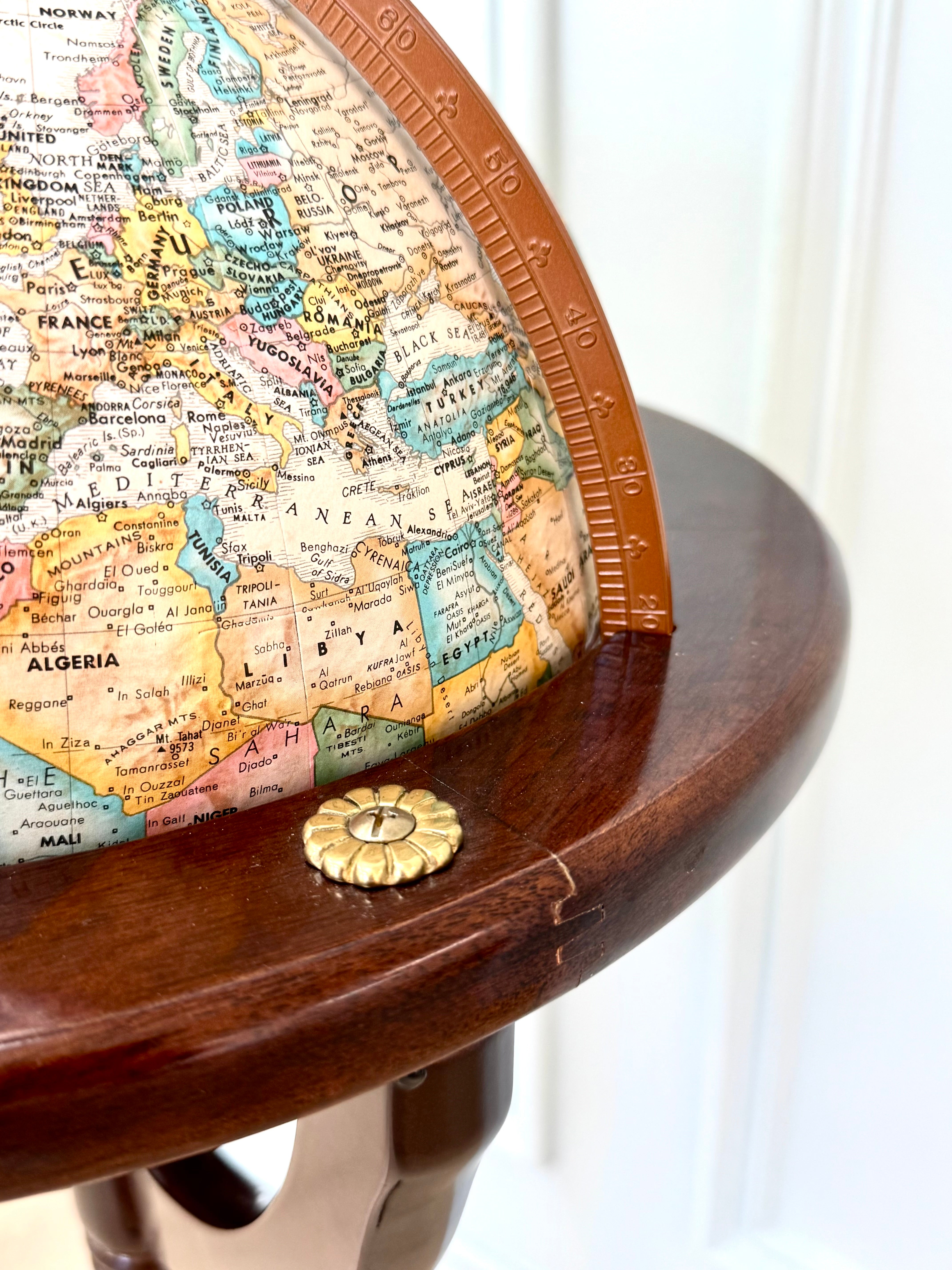 Vintage BOMBAY REPLOGLE World Classic Globe