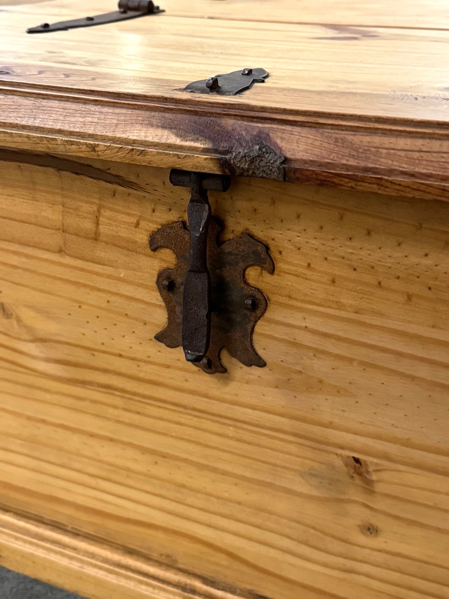 Natural Pine Storage Coffee Table