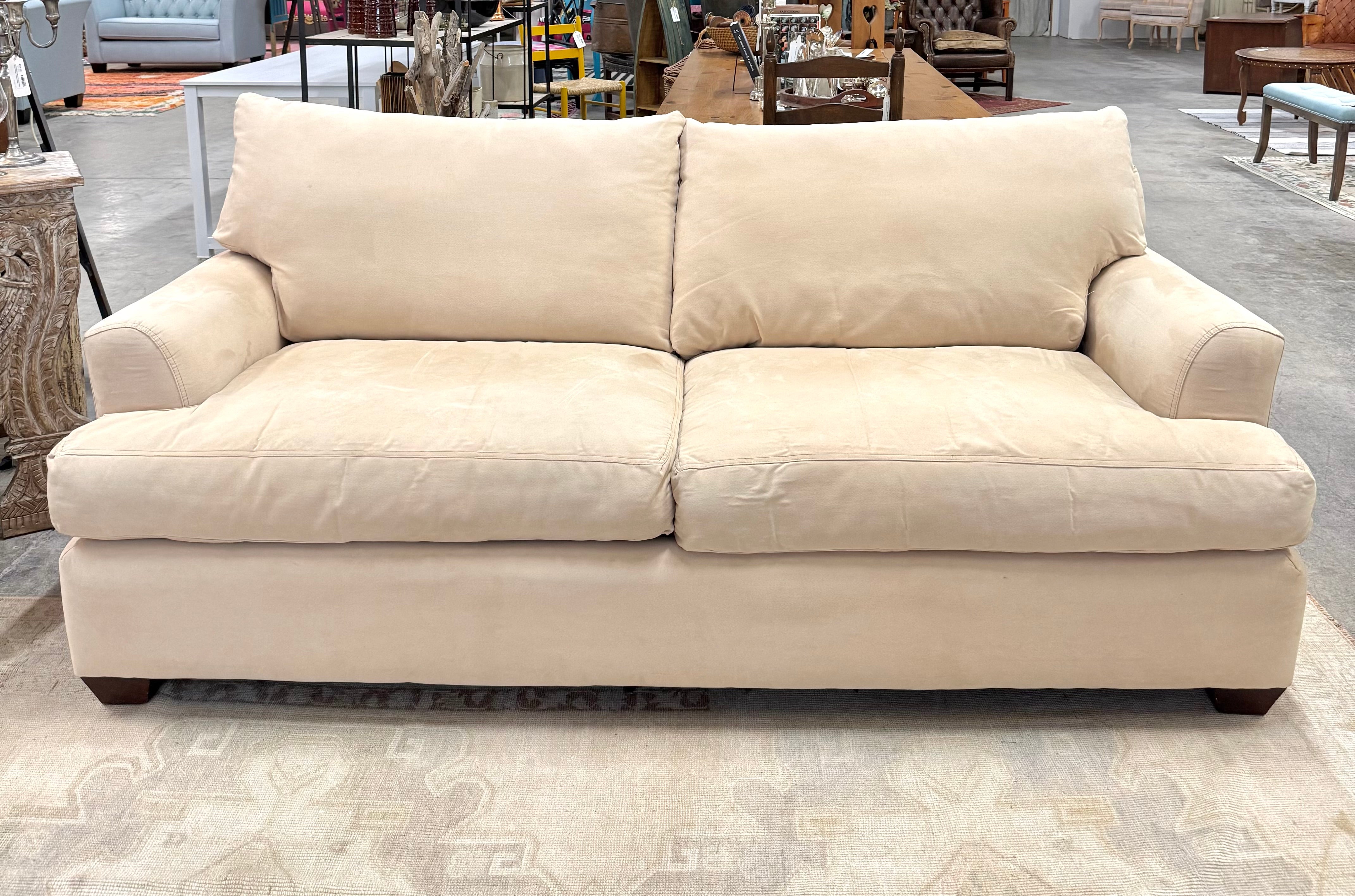 Sandstone Microfibre 83" Sofa