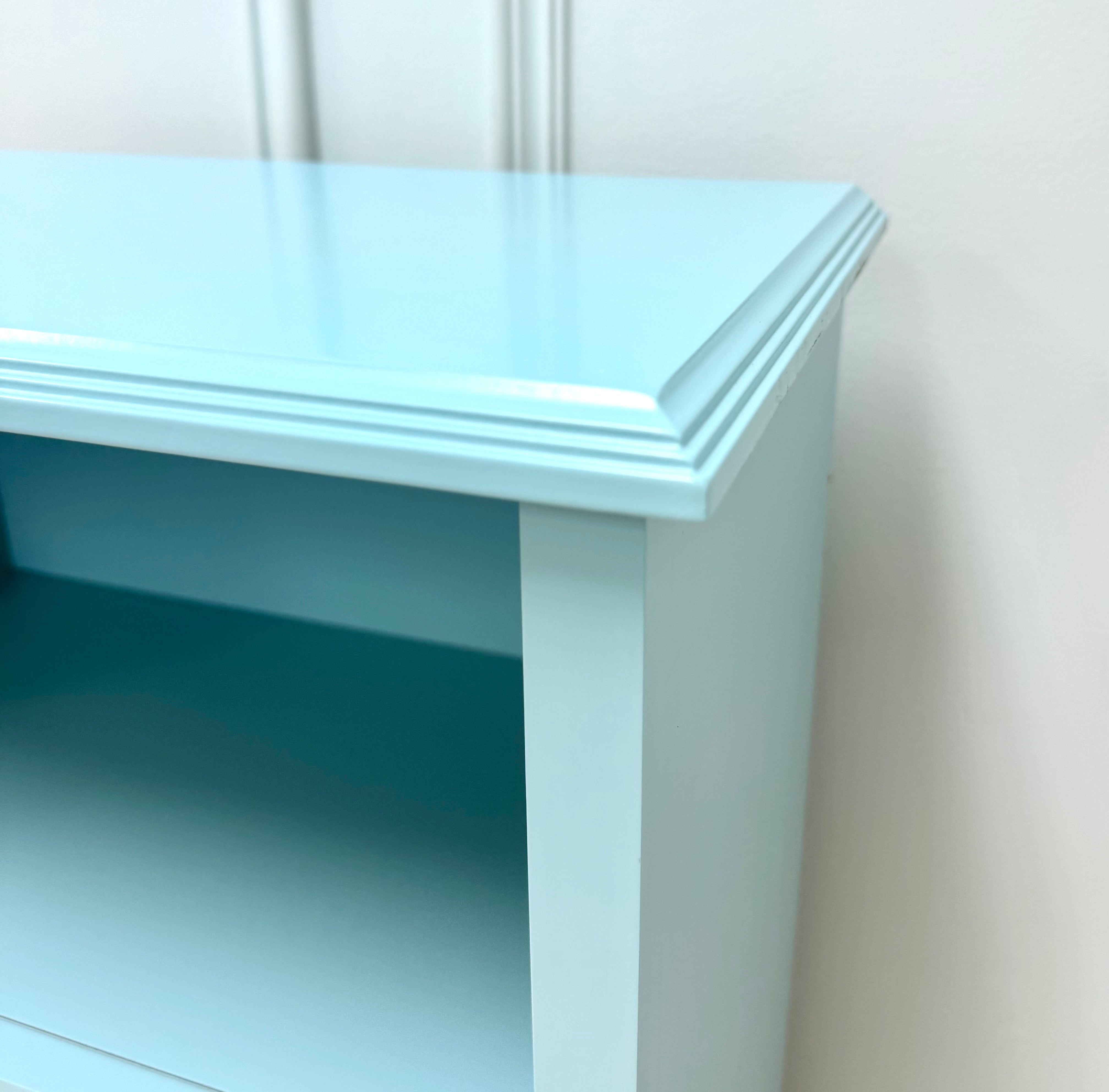 PIER 1 Sky Blue Bookcase