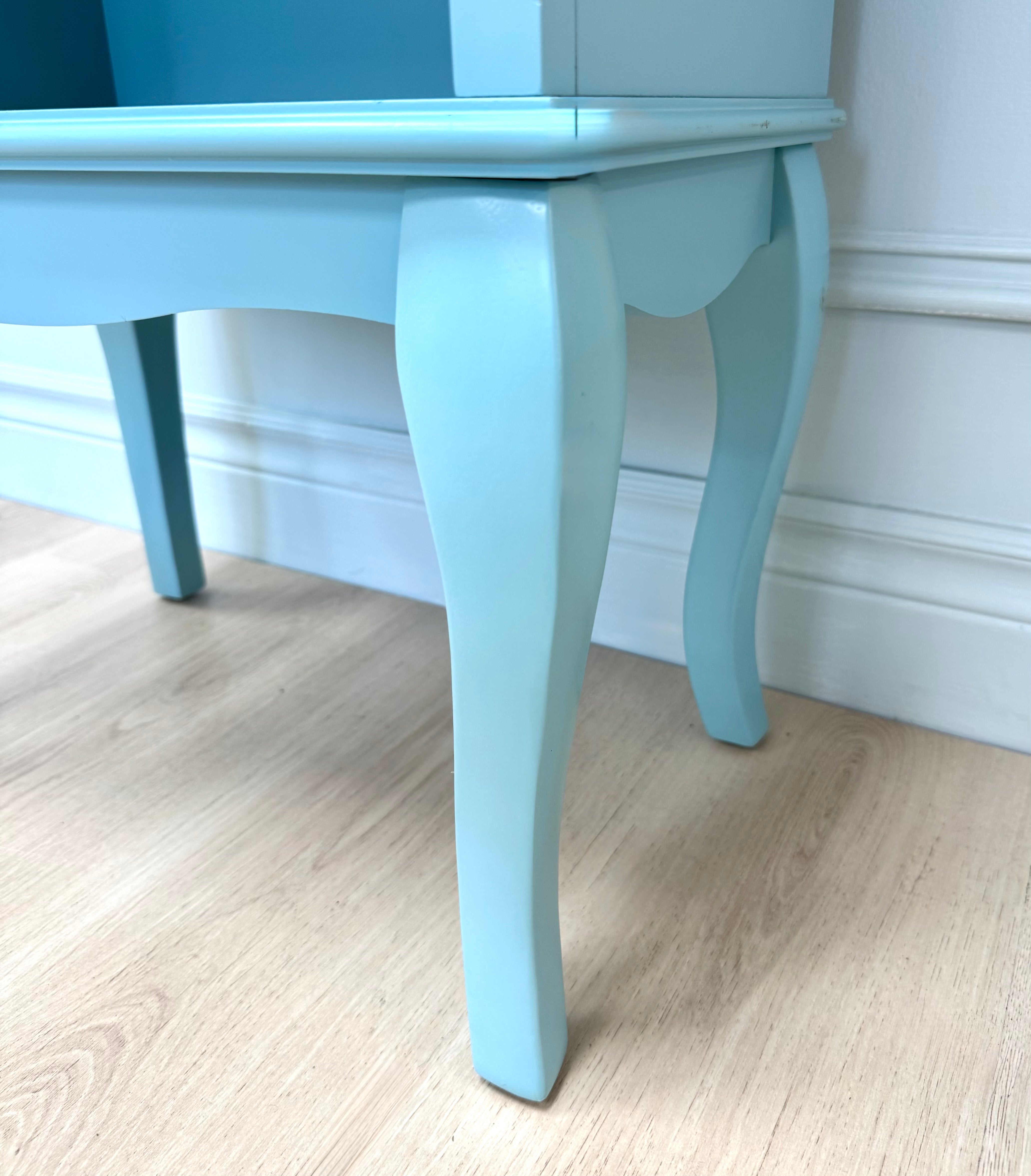 PIER 1 Sky Blue Bookcase