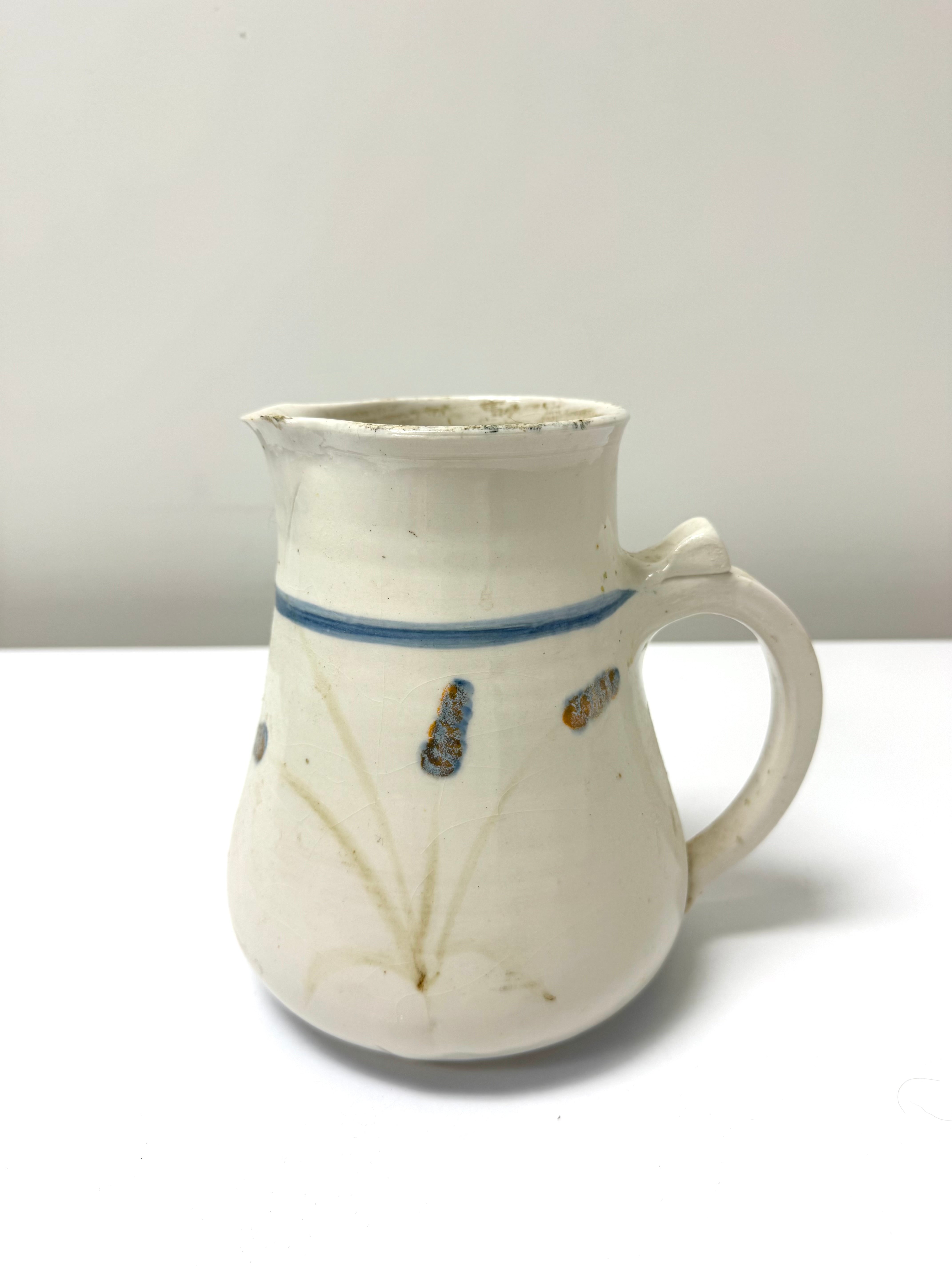 Vintage Cream Pottery Jug