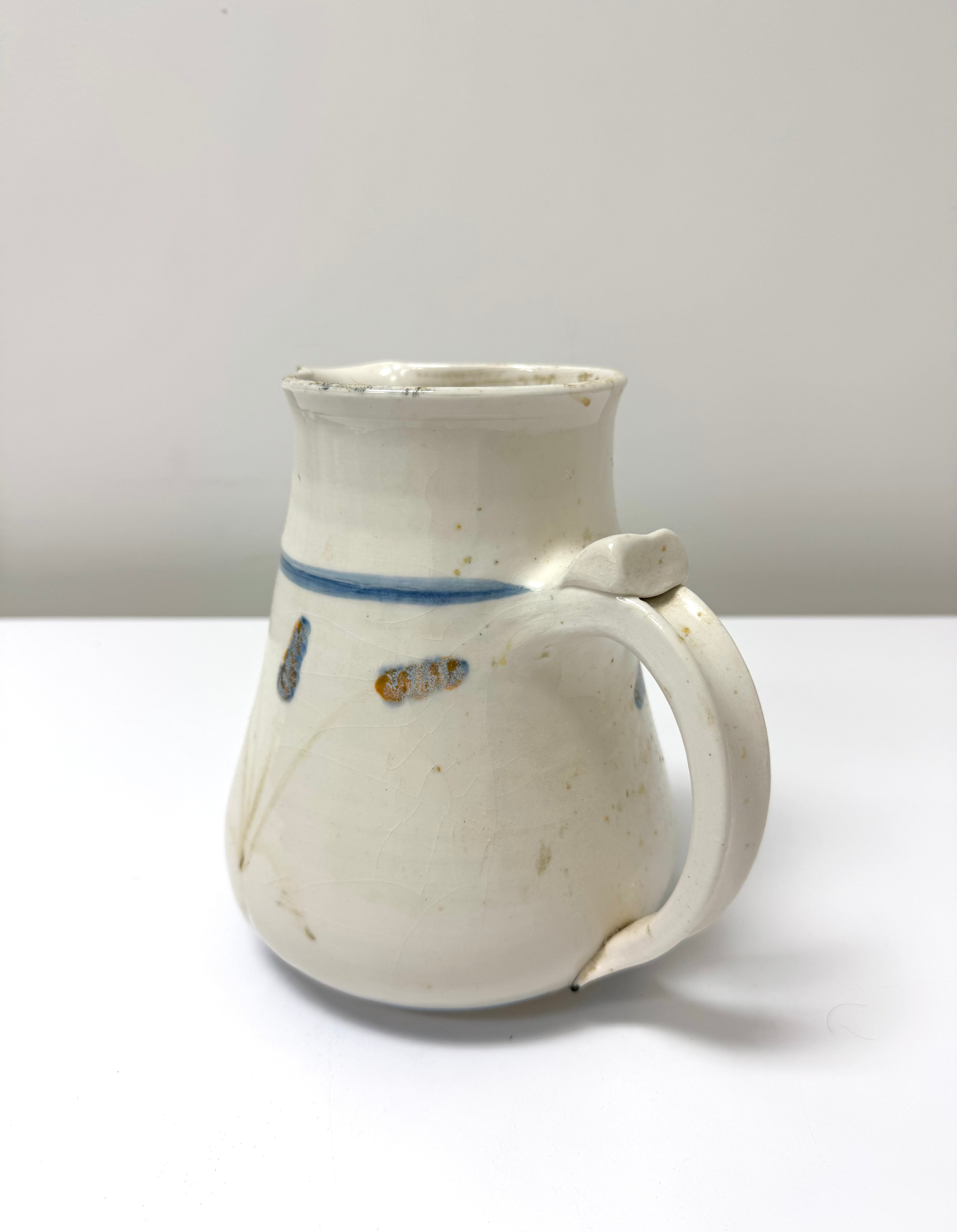 Vintage Cream Pottery Jug