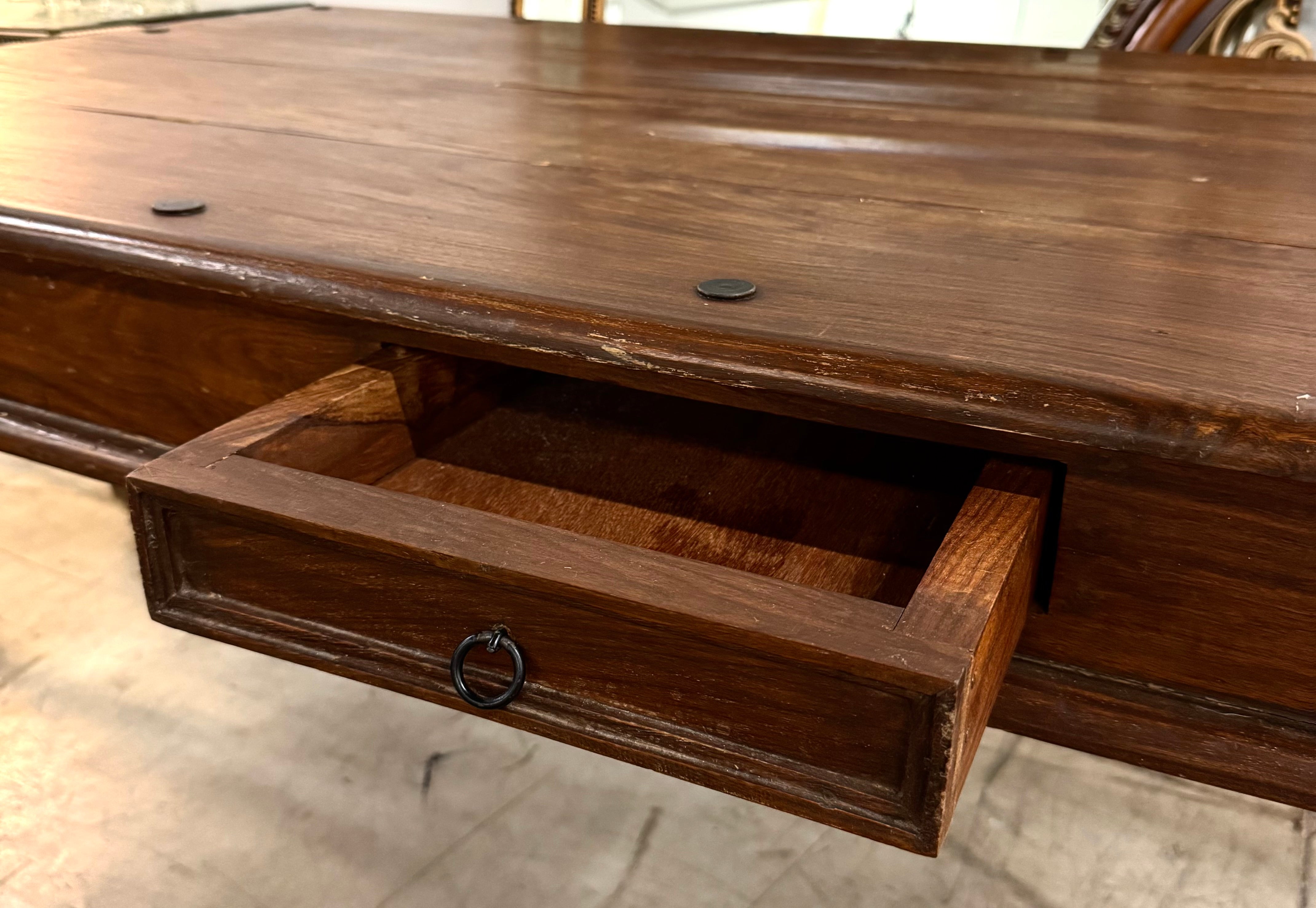 Industrial Plank-top Table