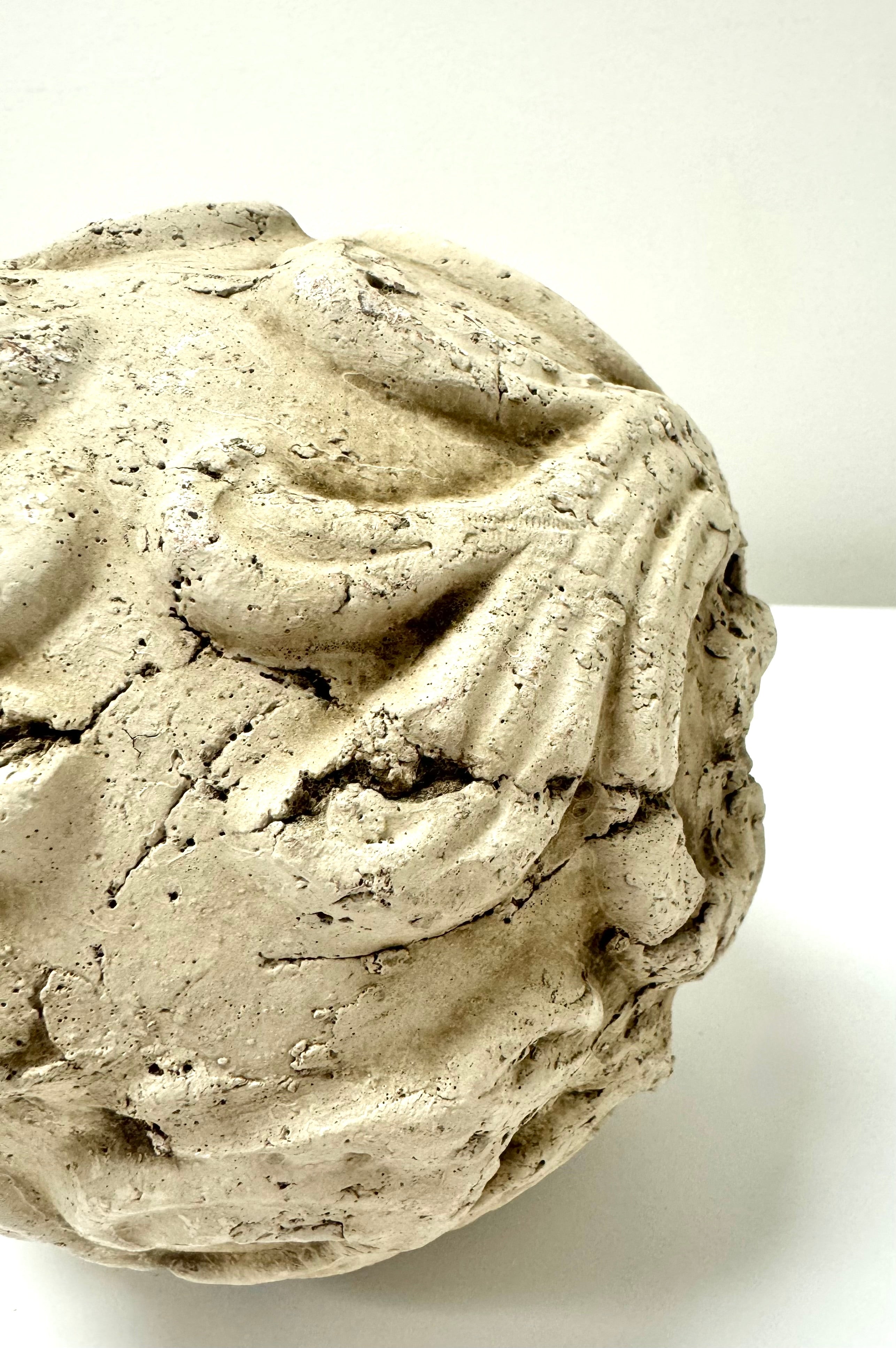 Aged Terracotta Ornamental Sphere