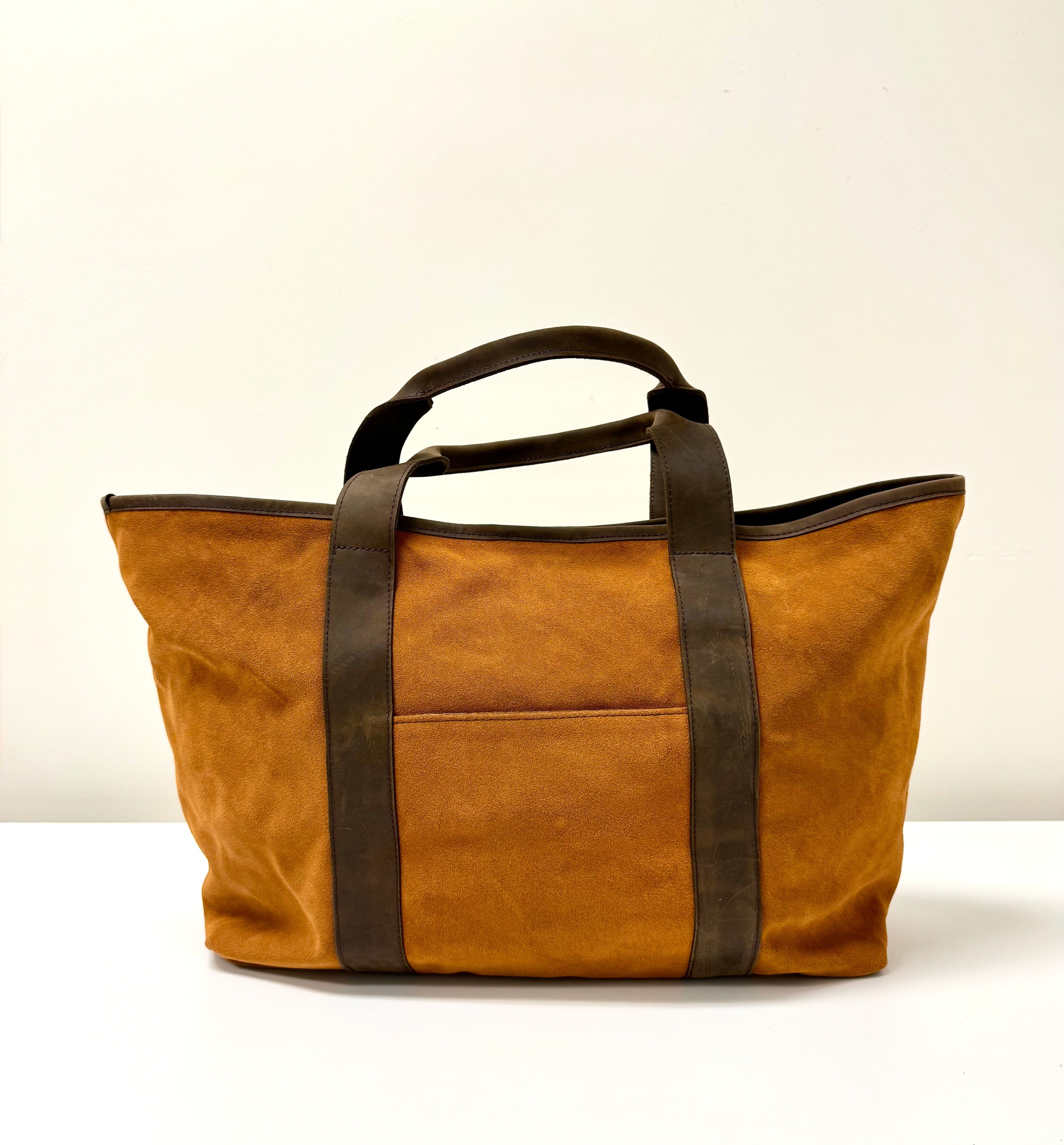 Toffee Suede Tote