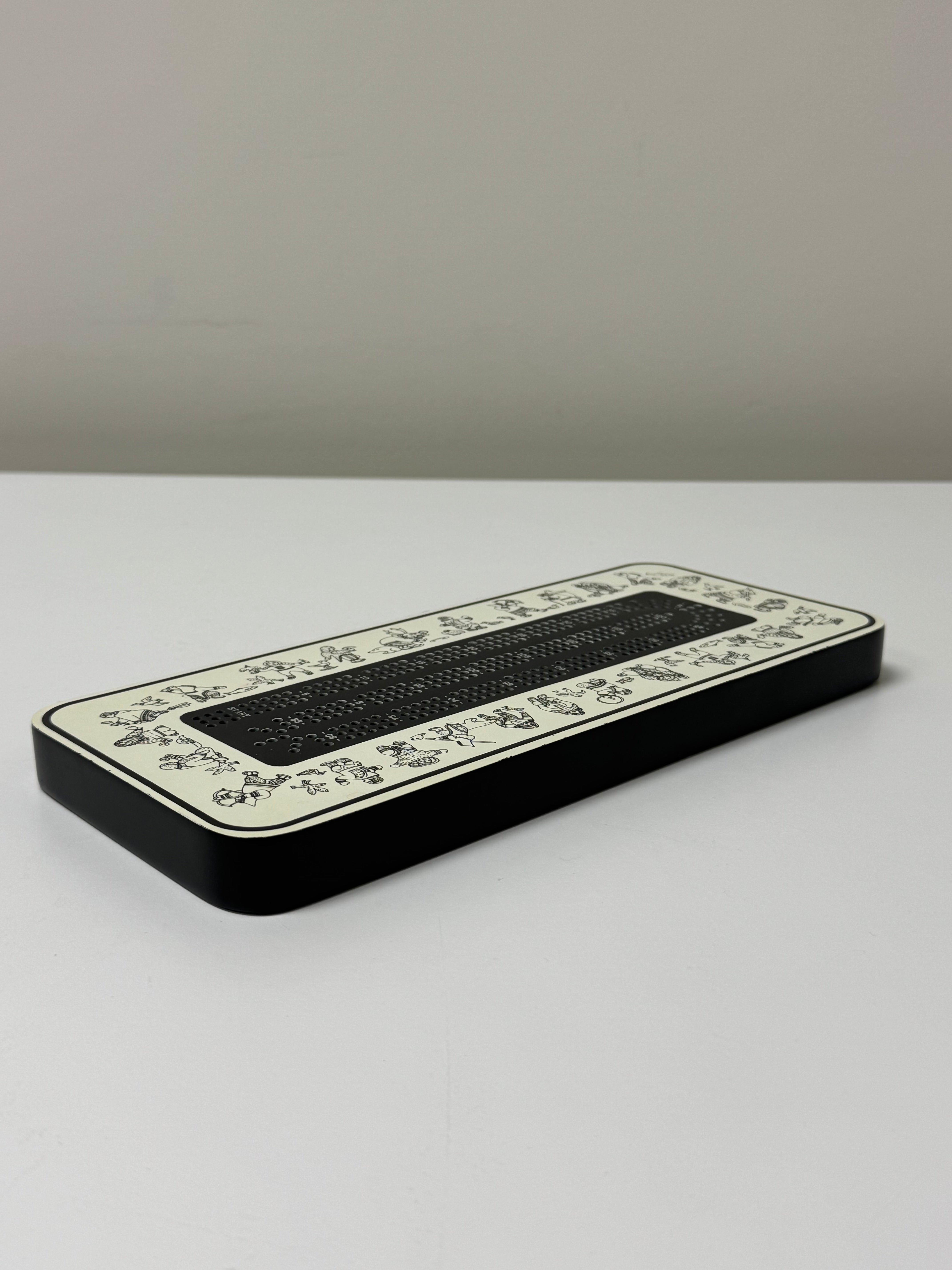 Vintage BOMA First Nations Cribbage Board