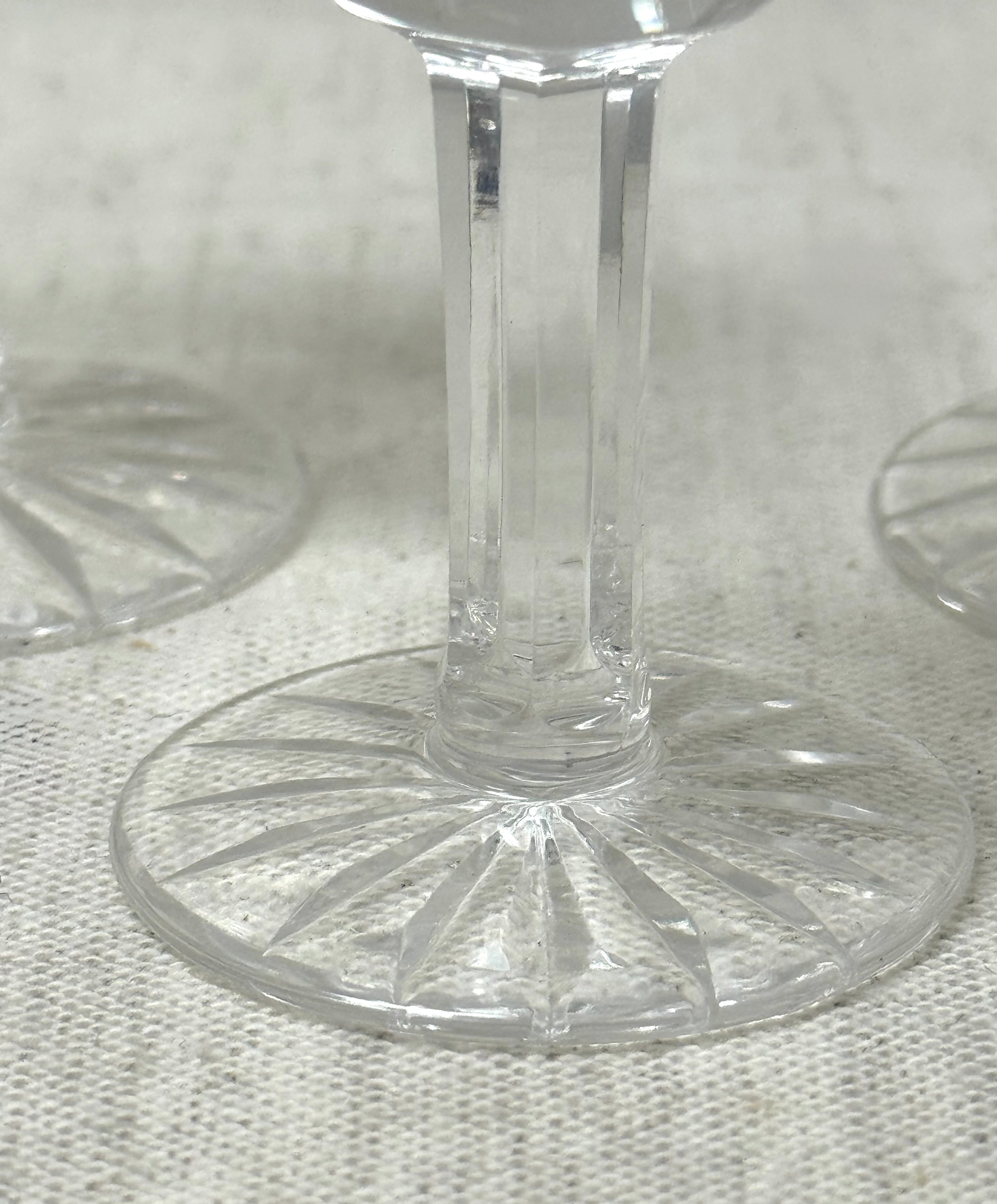 WATERFORD 'Lismore' Liqueur Glasses Set of 3