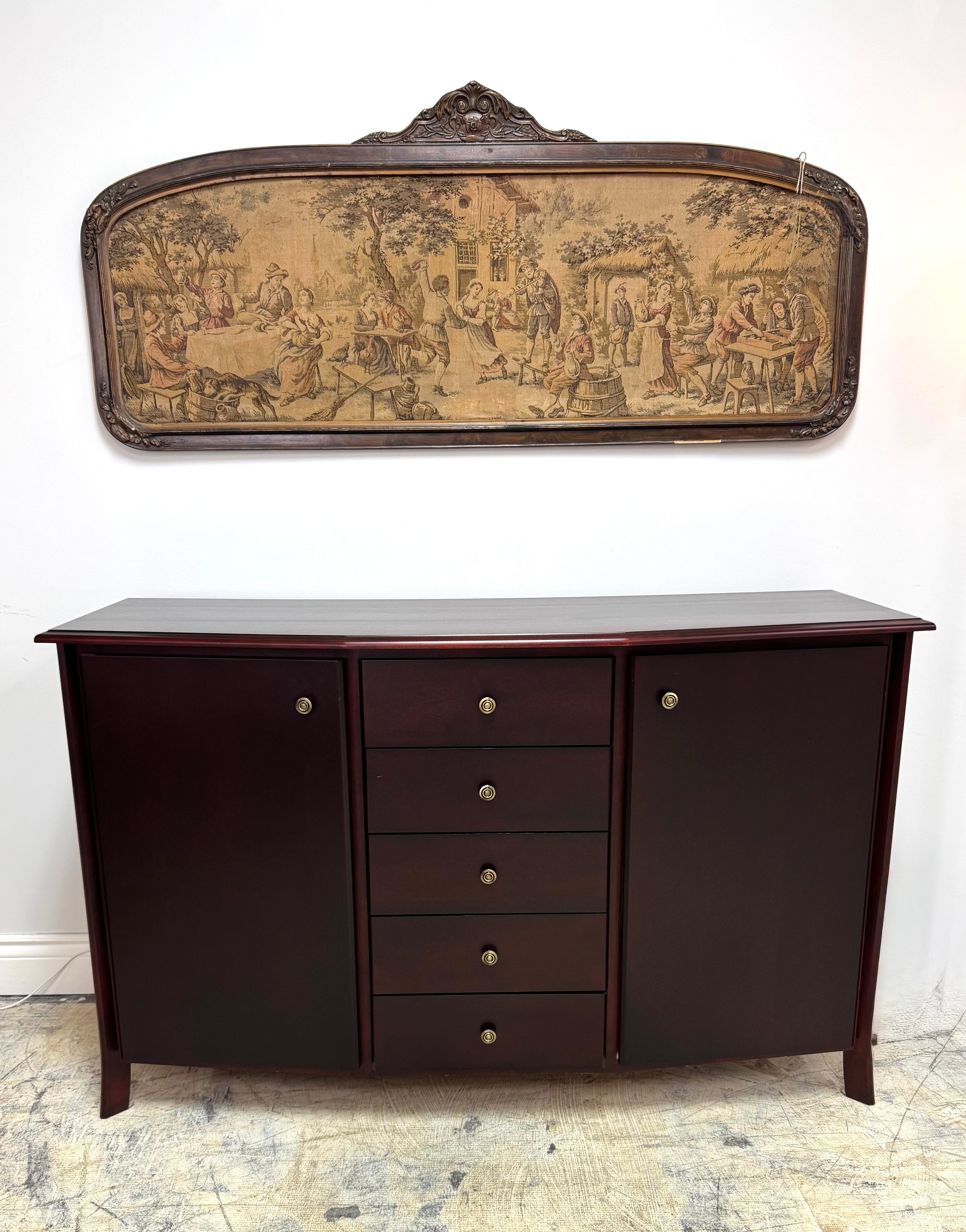 Dark Cherry Transitional Sideboard