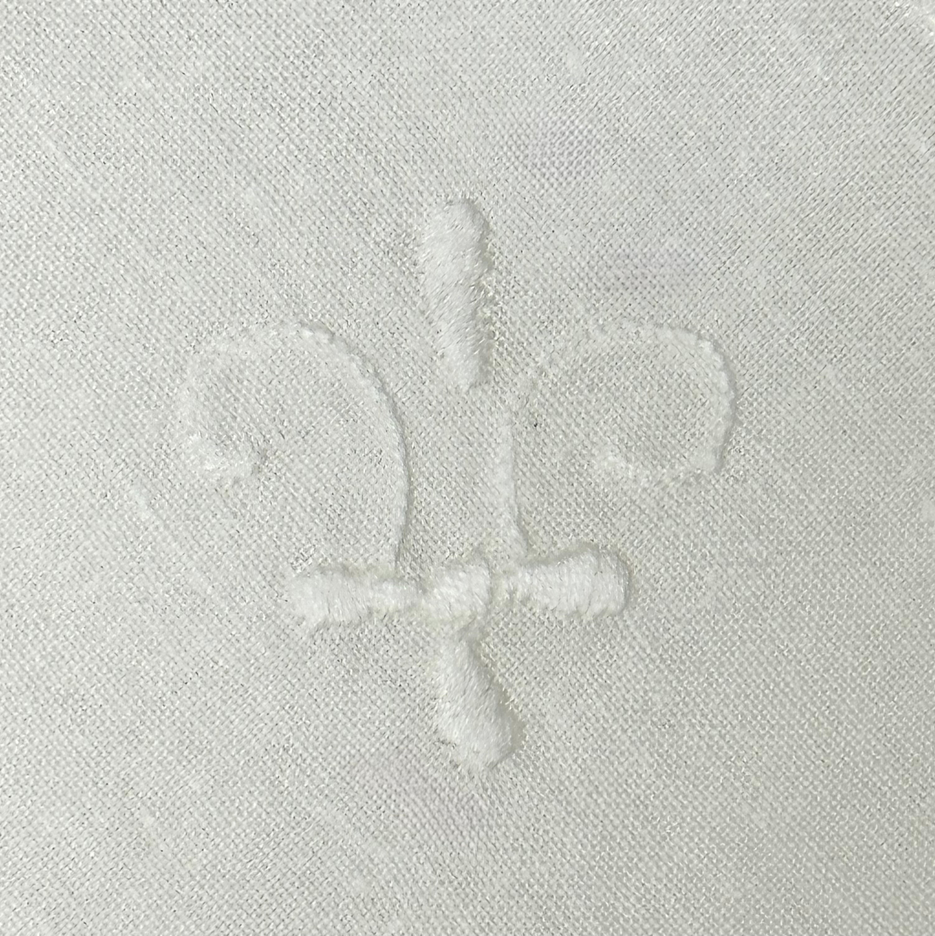 Vintage White Linen Hankie