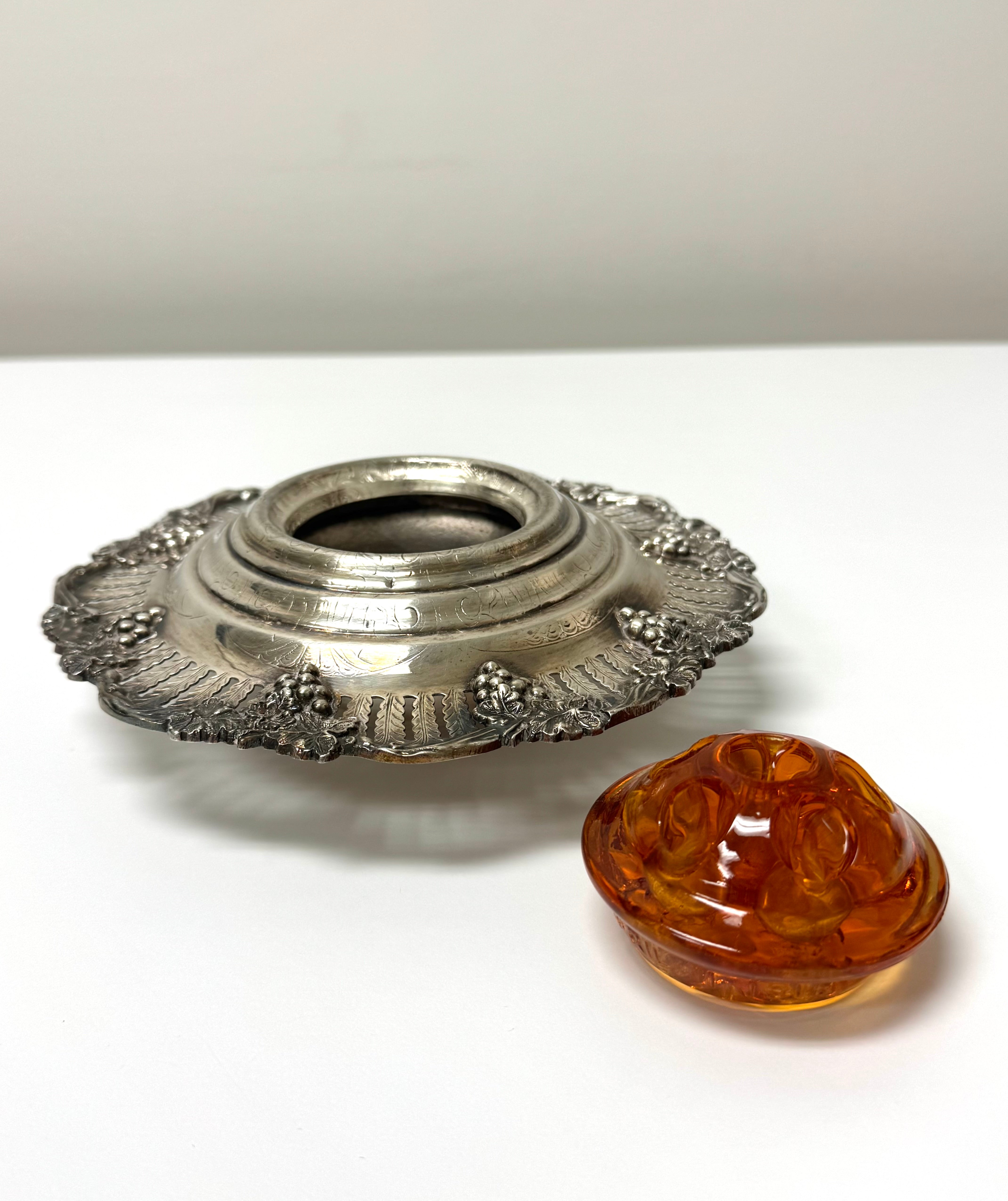 Vintage Silverplate Flower Frog