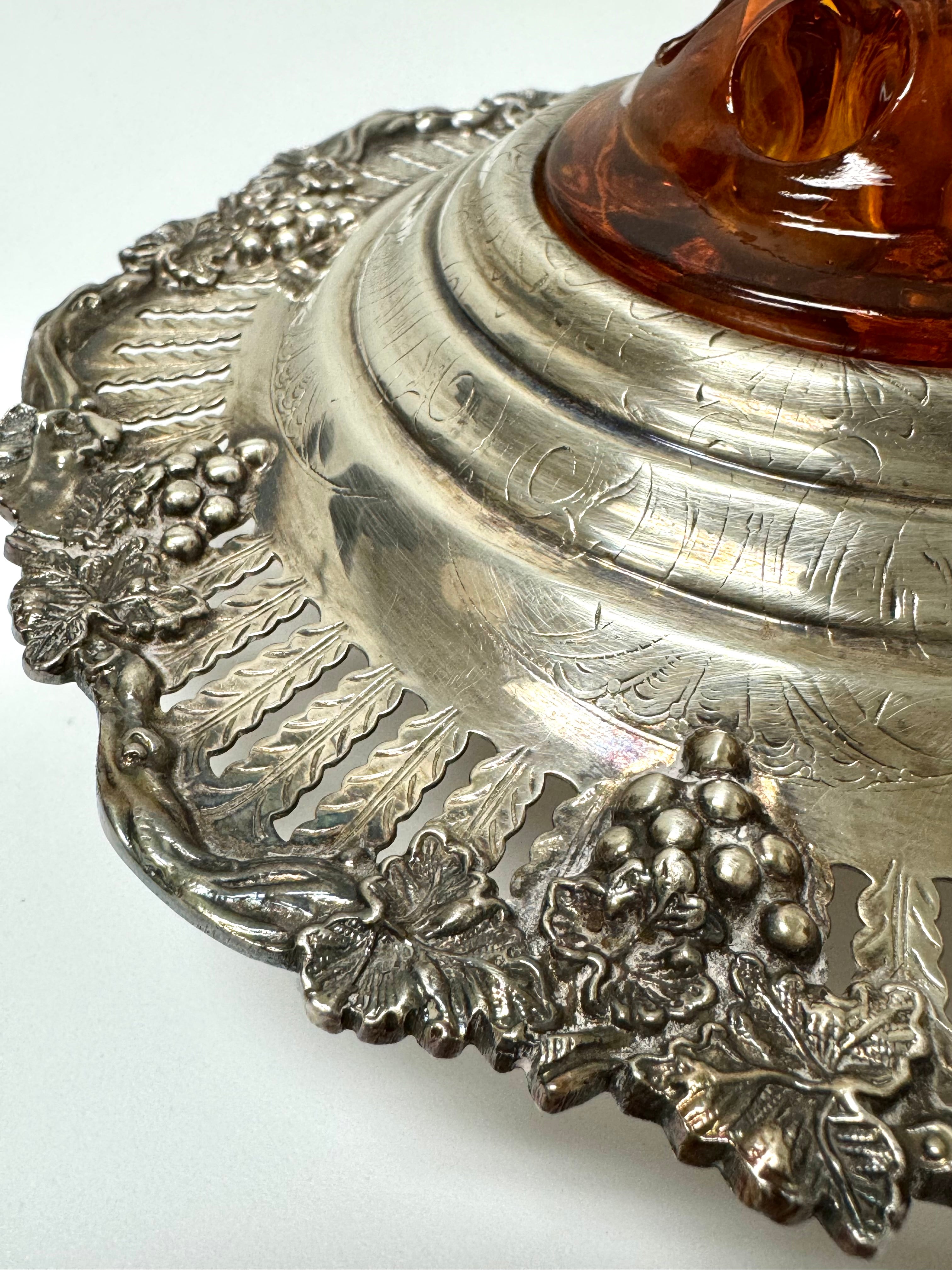 Vintage Silverplate Flower Frog