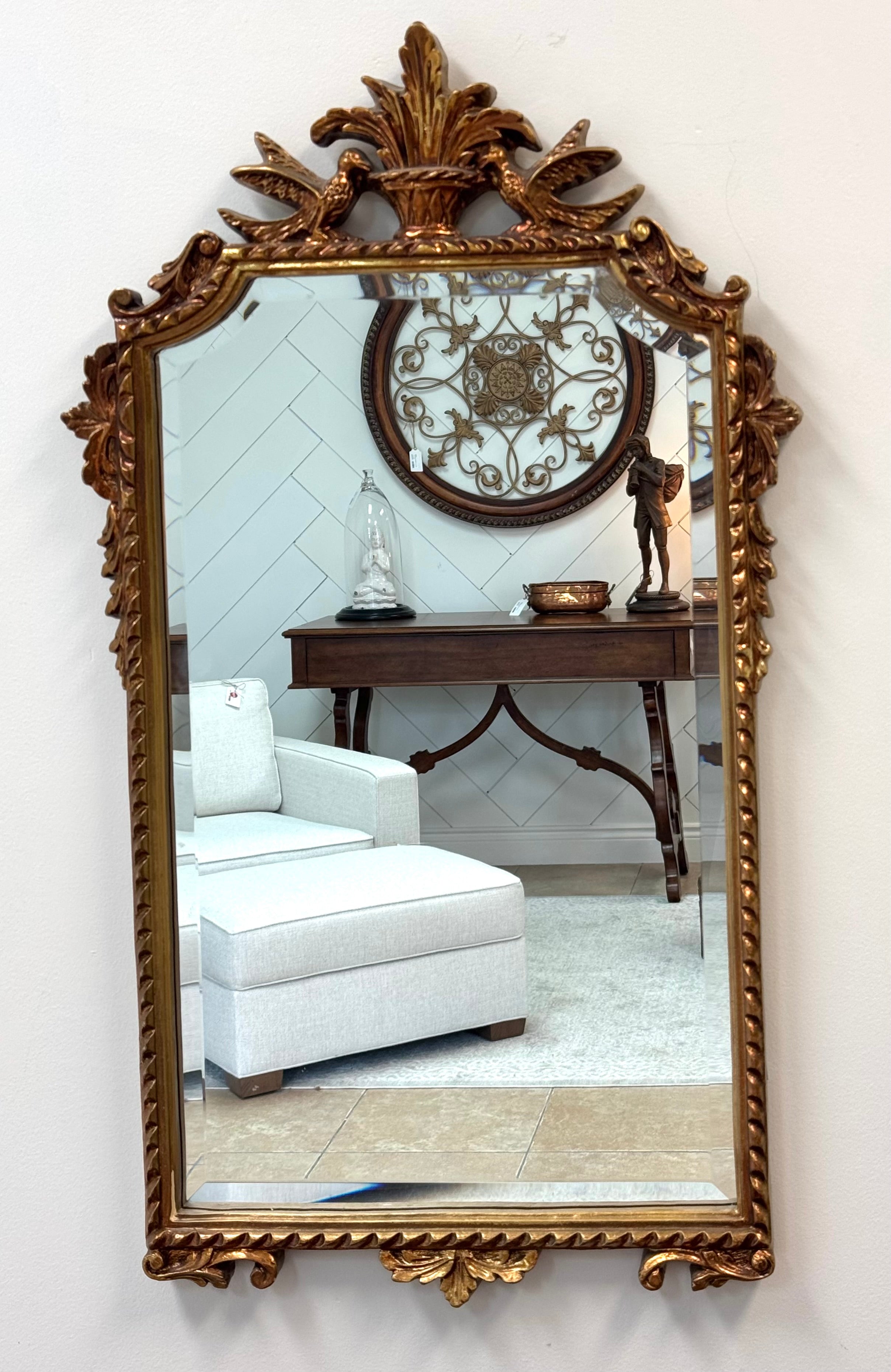 Vintage Gold Florentine Mirror