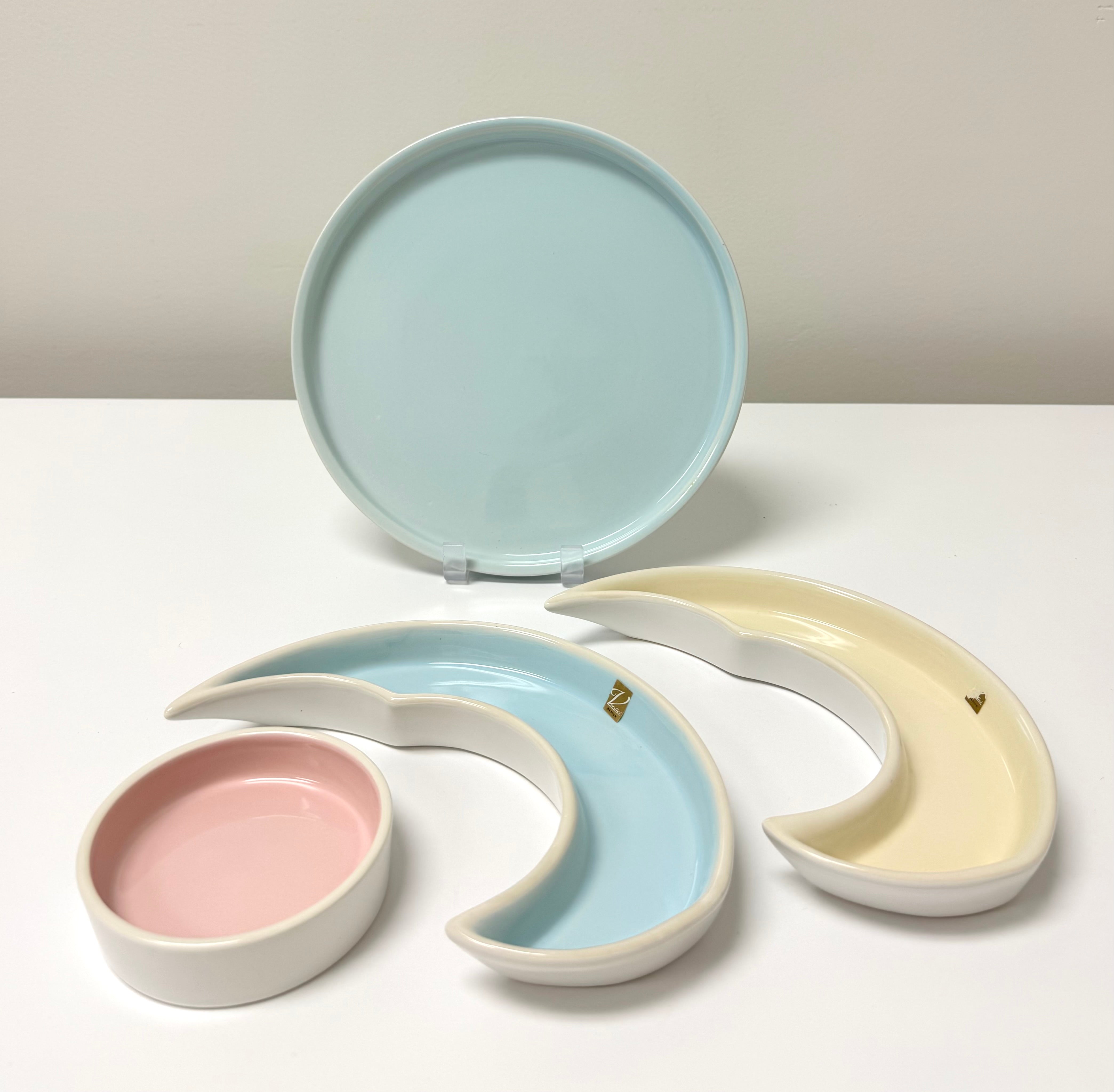 Pastel Ceramic Nested Serving Set