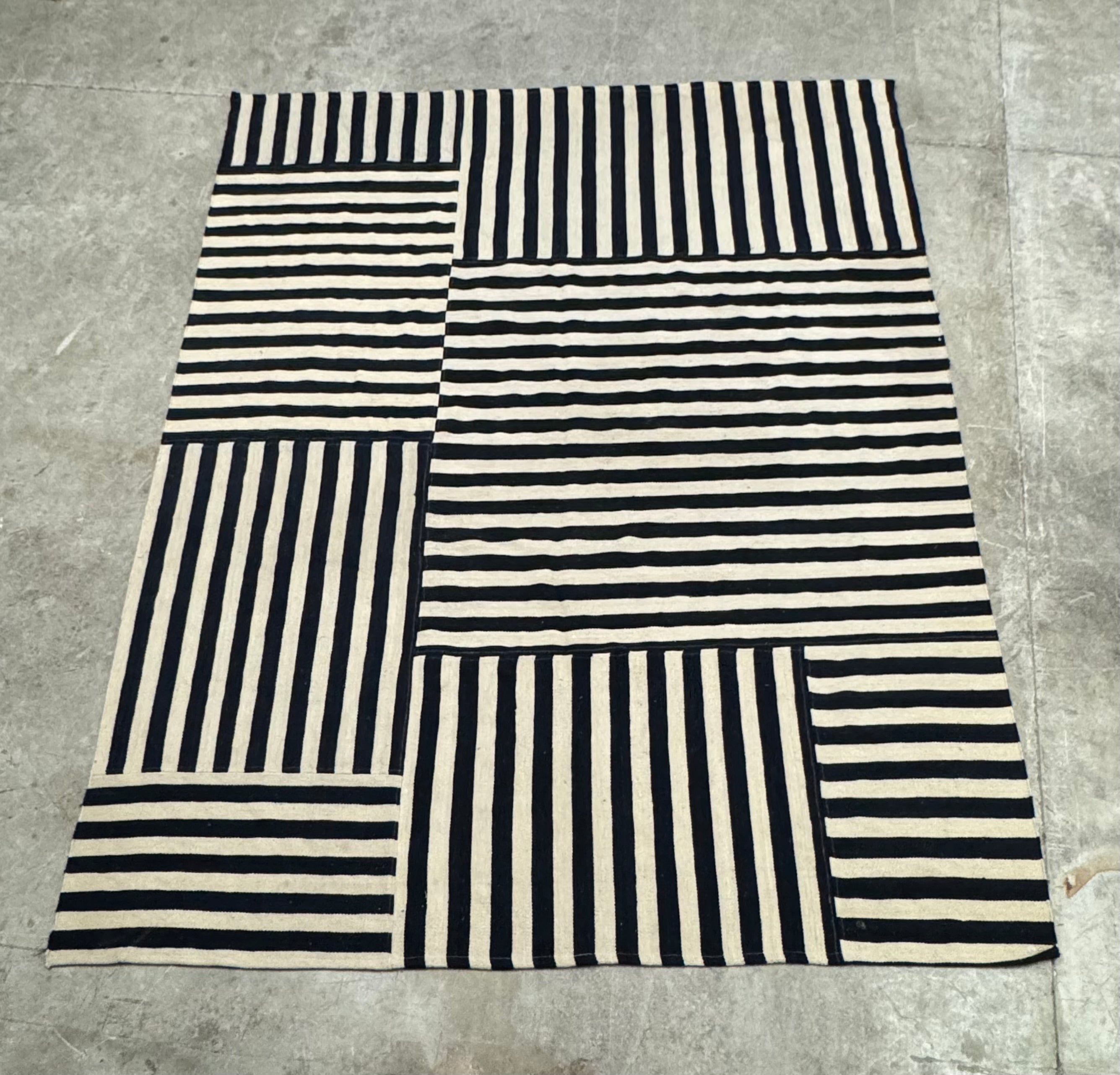 RALPH LAUREN 'Canyon Stripe' Cinder 8' x 10' Rug