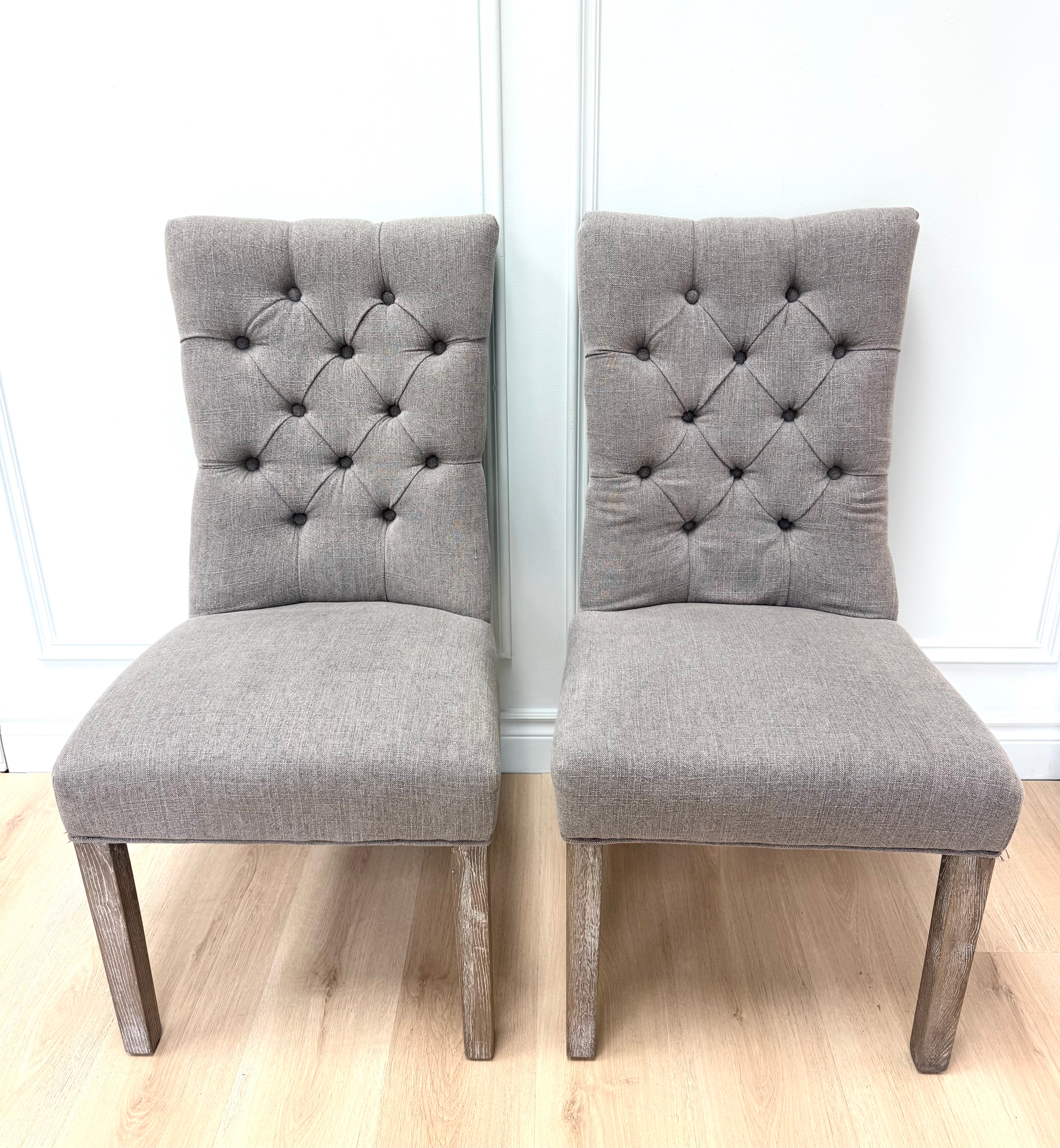 URBAN BARN Nantucket Gray Dining Chairs Set of 6