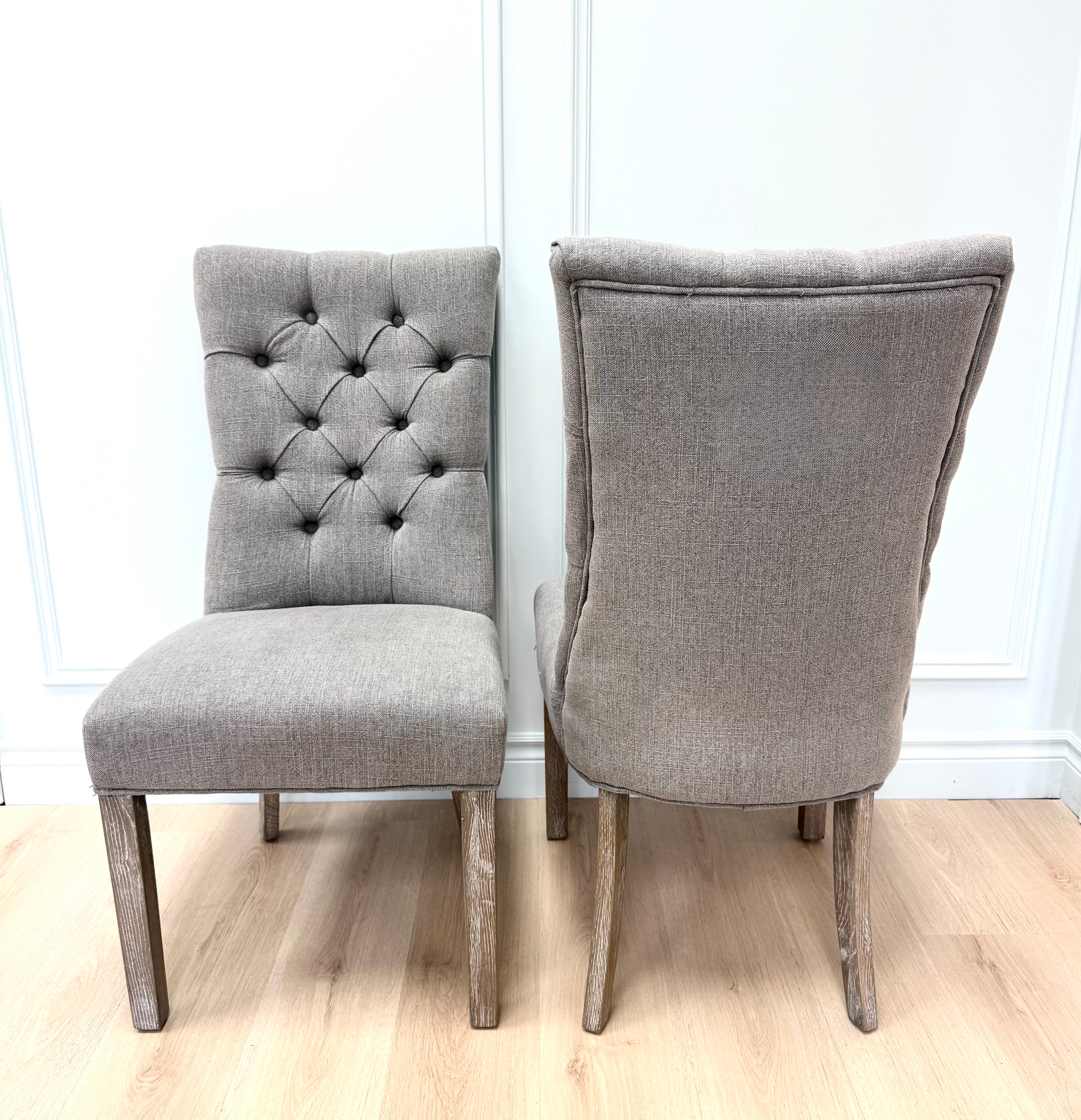 URBAN BARN Nantucket Gray Dining Chairs Set of 6