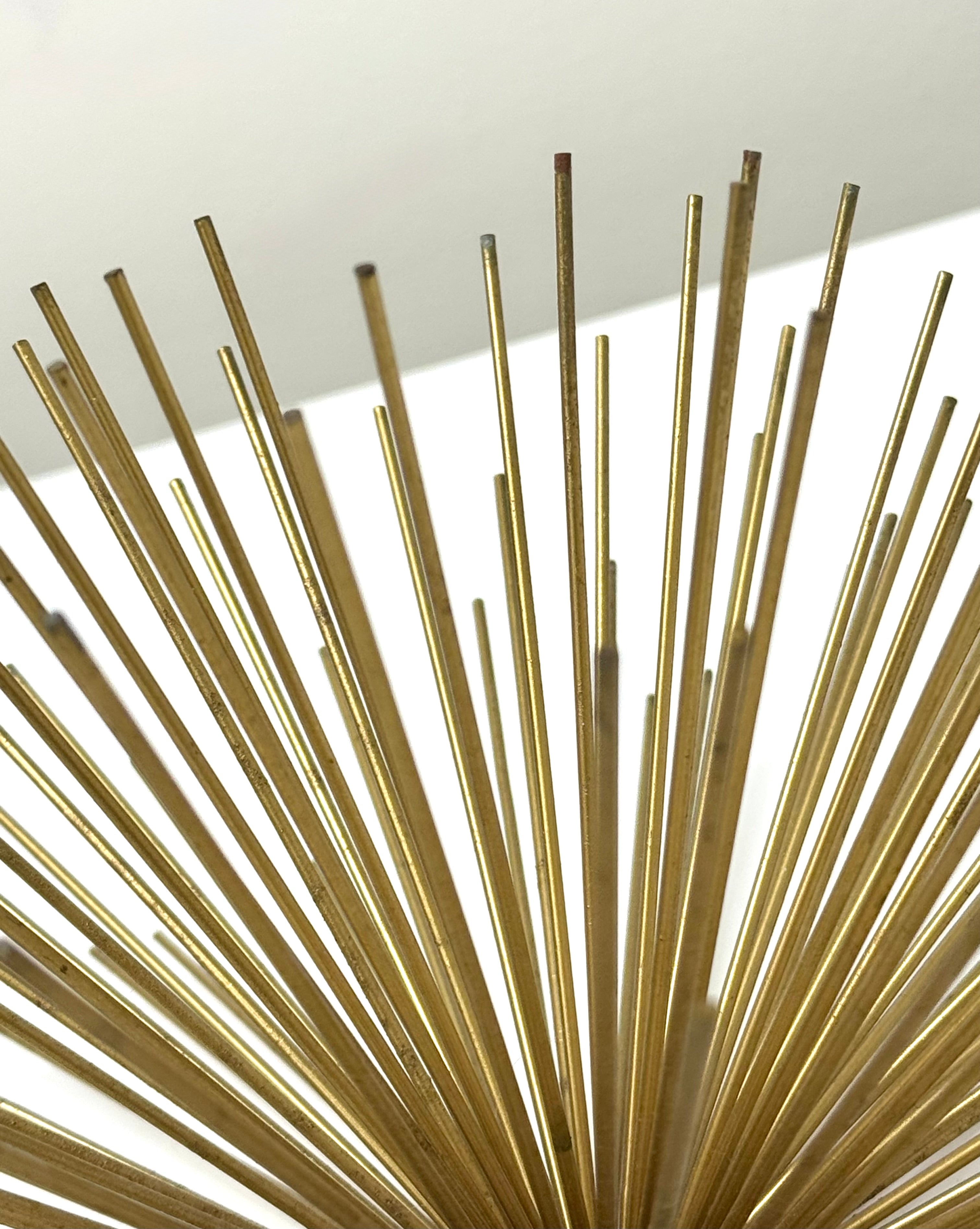 Starburst 12-1/2" Gold Wire Wall Decor