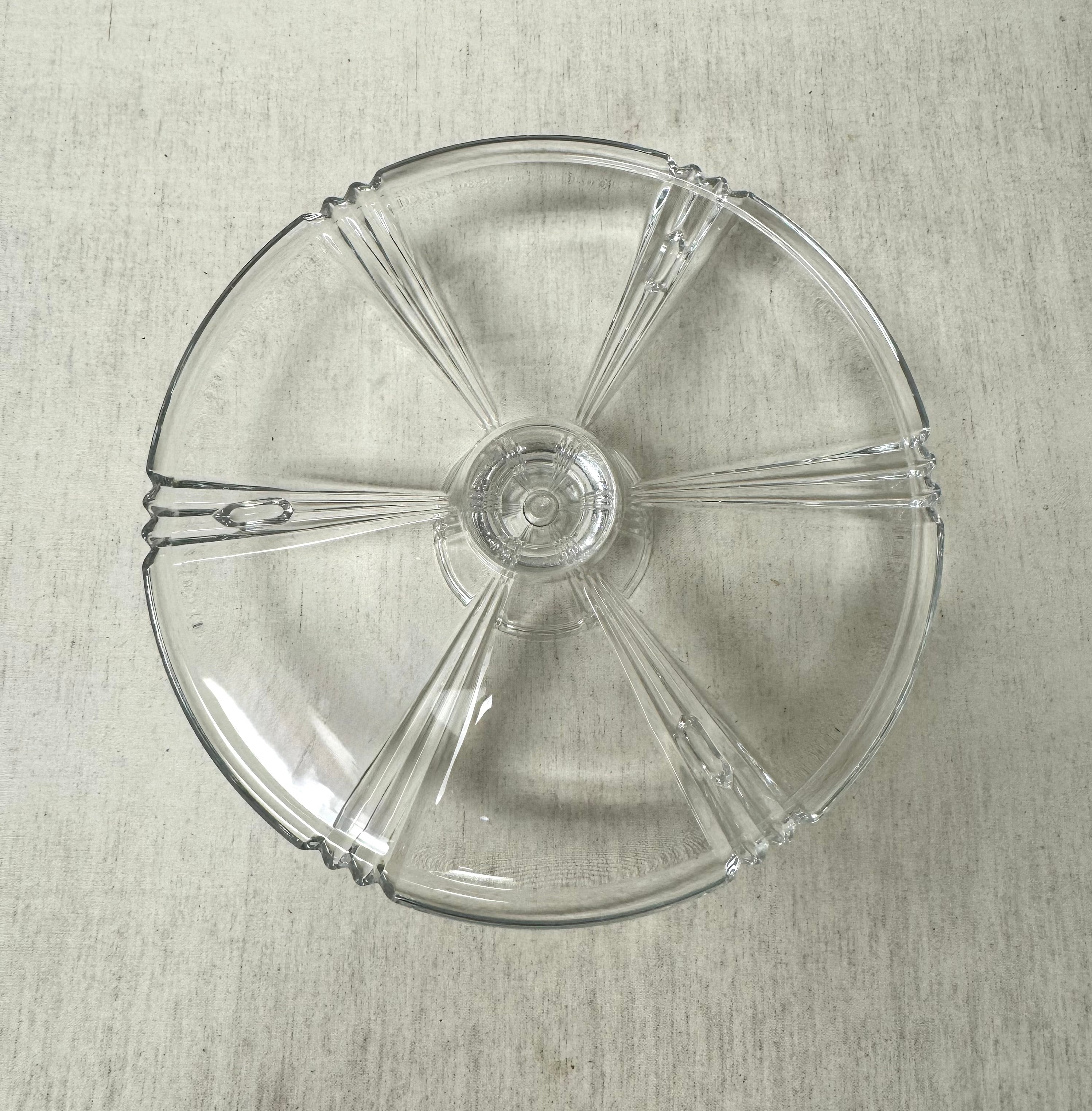 MIKASA 'Boulevard' Crystal Footed Cake Plate