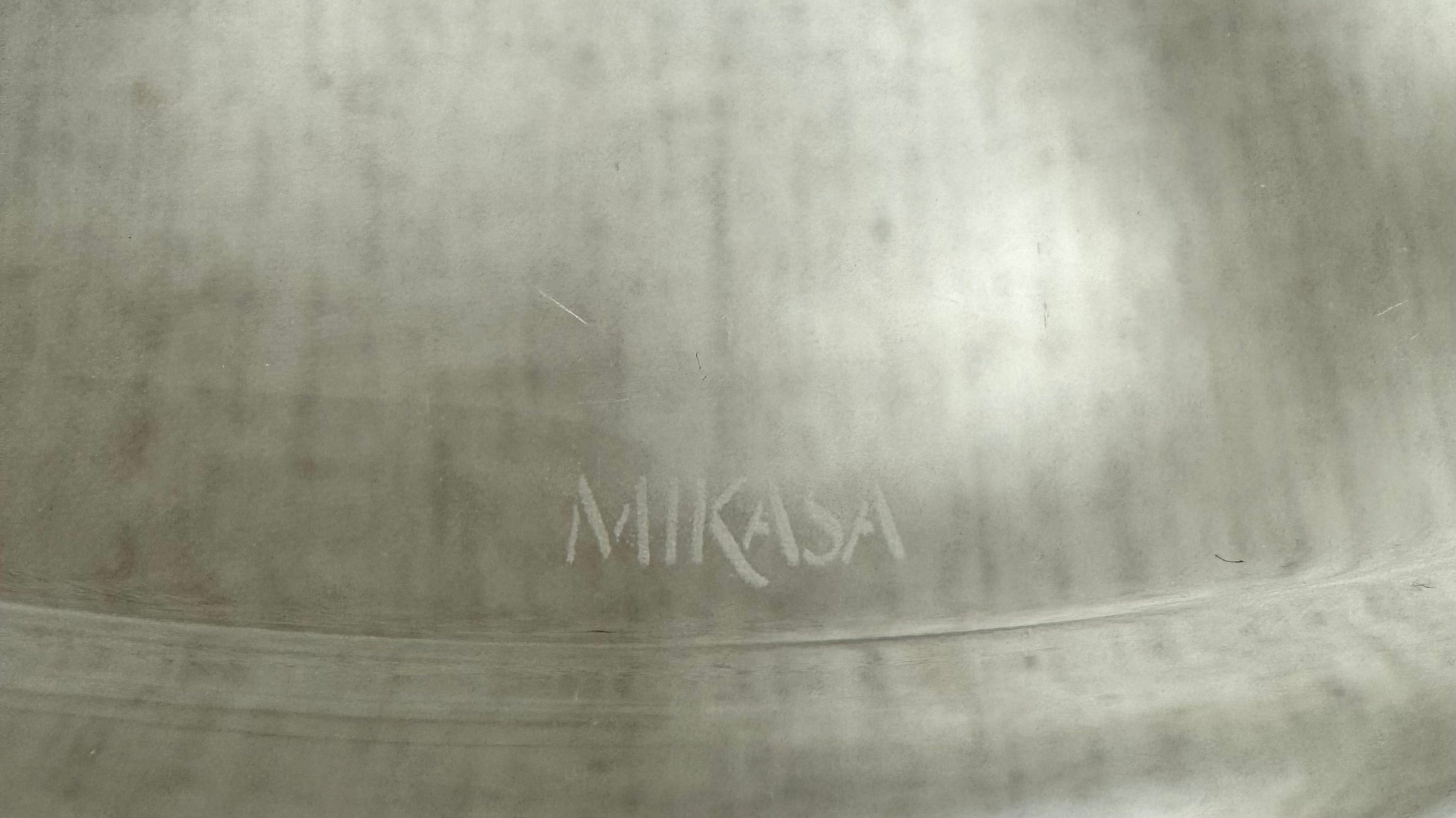 MIKASA 'Boulevard' Crystal Footed Cake Plate