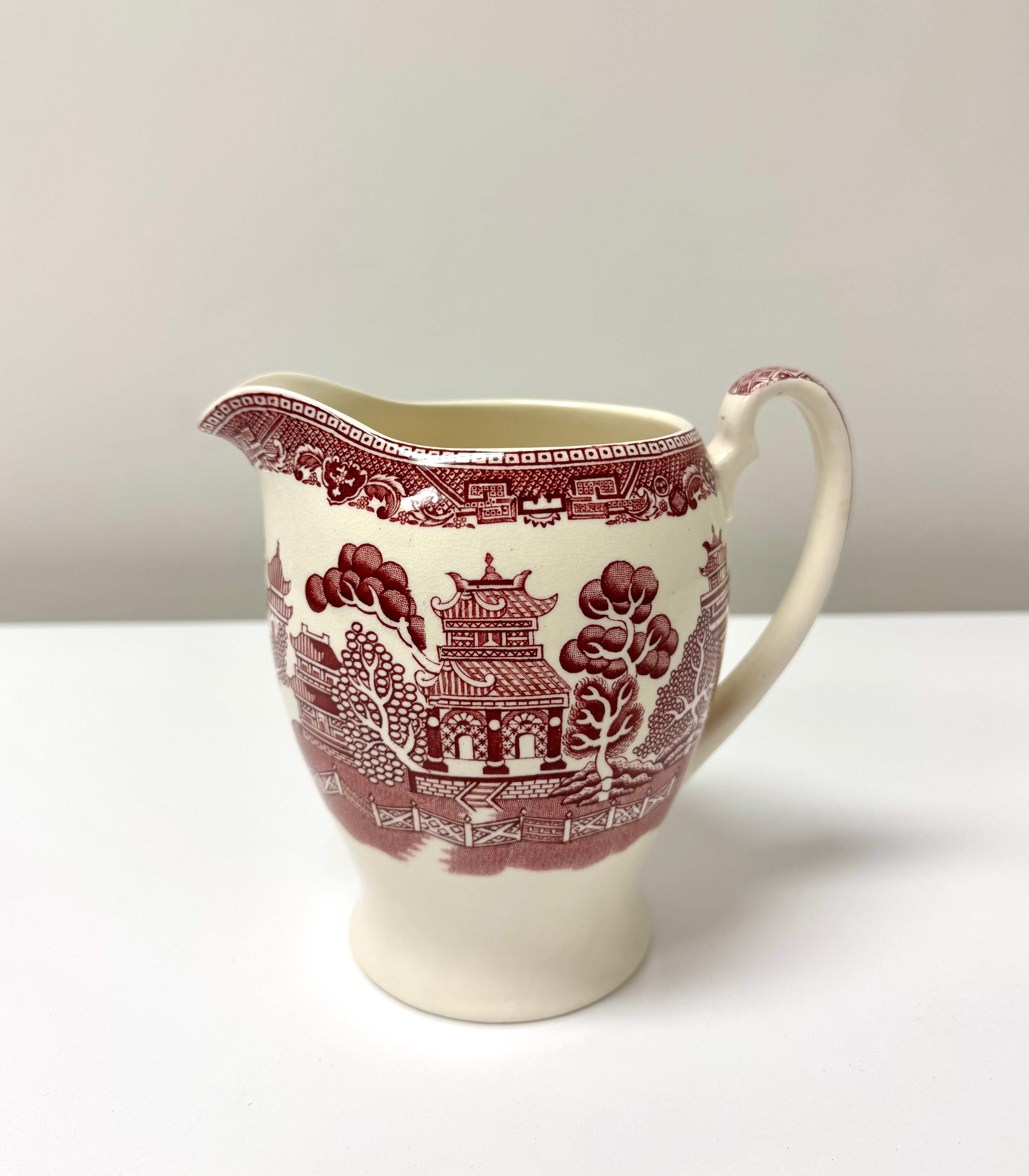 Antique MEAKIN 'Old Willow' Pitcher