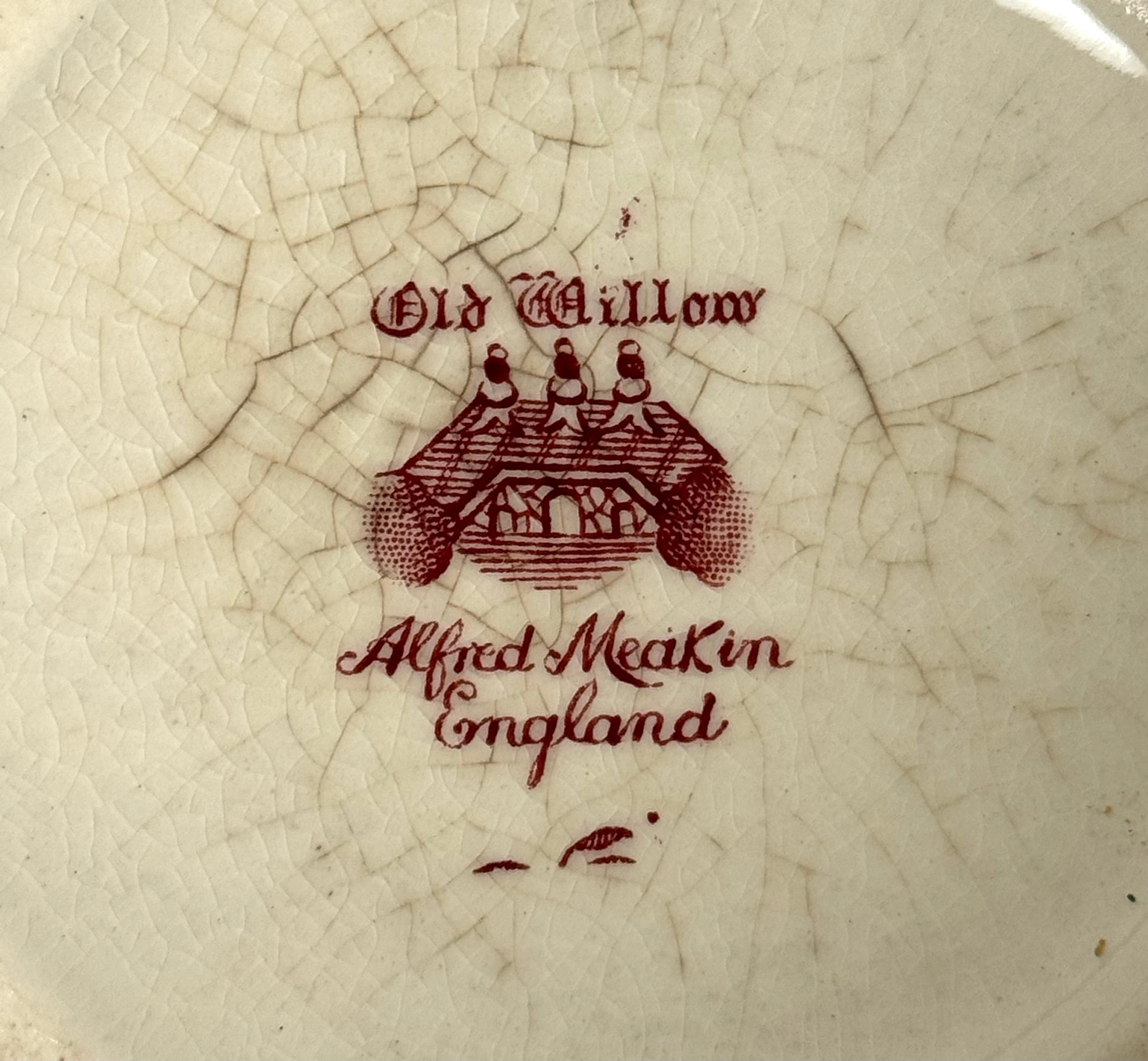 Antique MEAKIN 'Old Willow' Pitcher