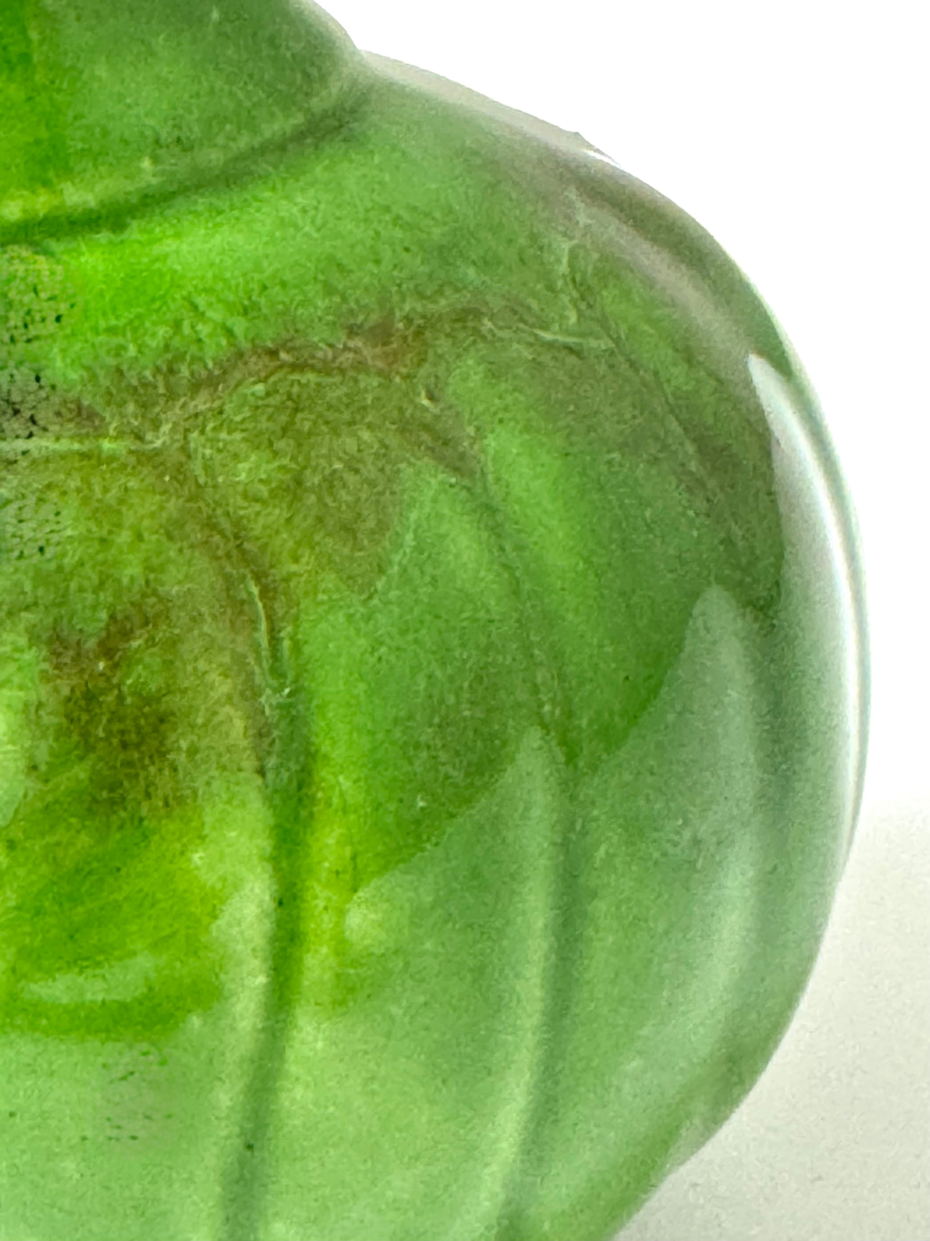 Jade Green 8-1/2" Ceramic Vase