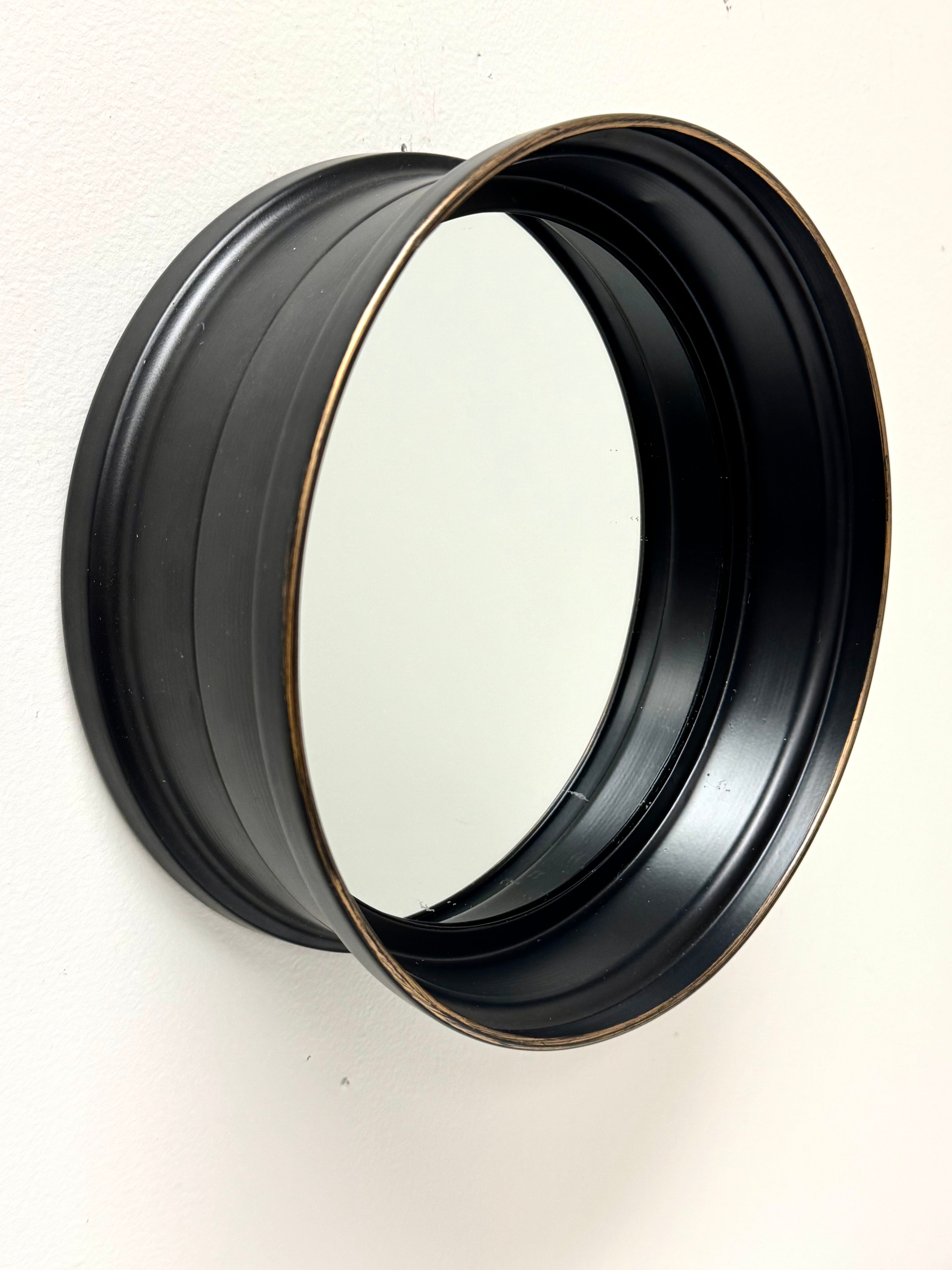 Dark Bronze 10" Porthole Mirror