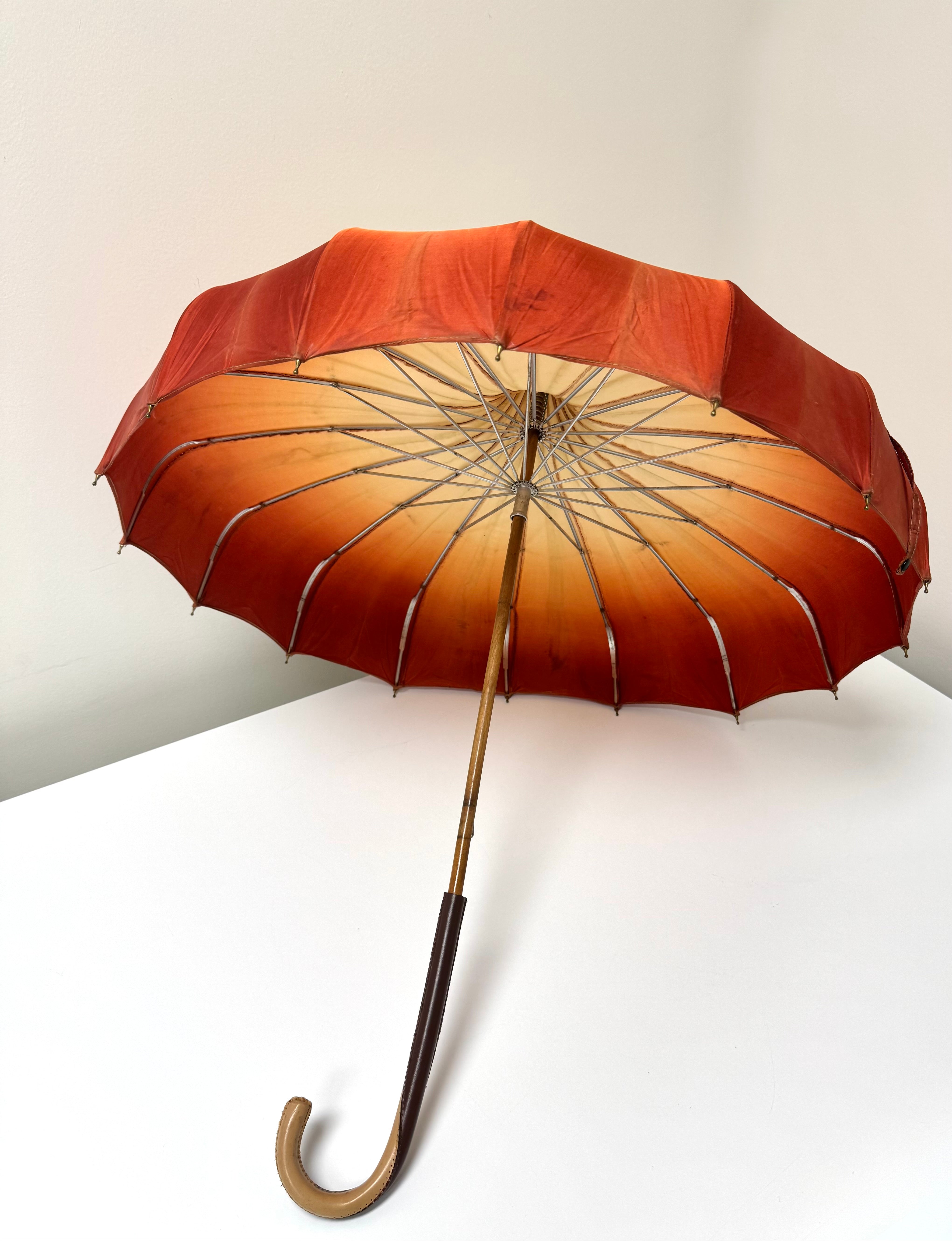 Vintage Silk Umbrella