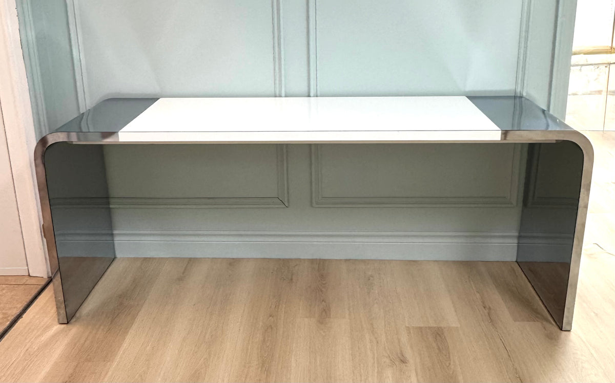 Two-tone Waterfall Console