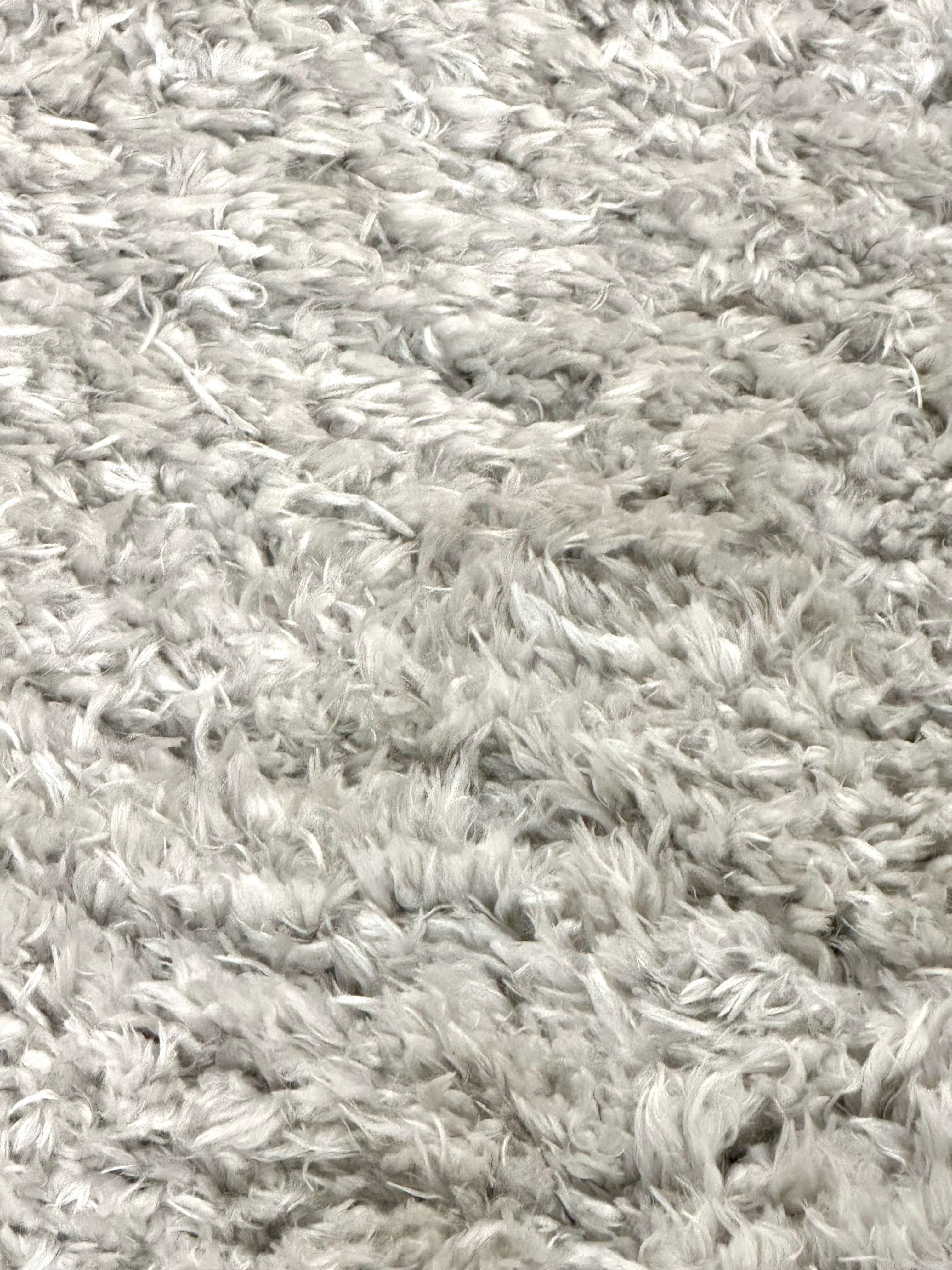 Silver Gray 5'-3" x 8'-2" Shag Rug