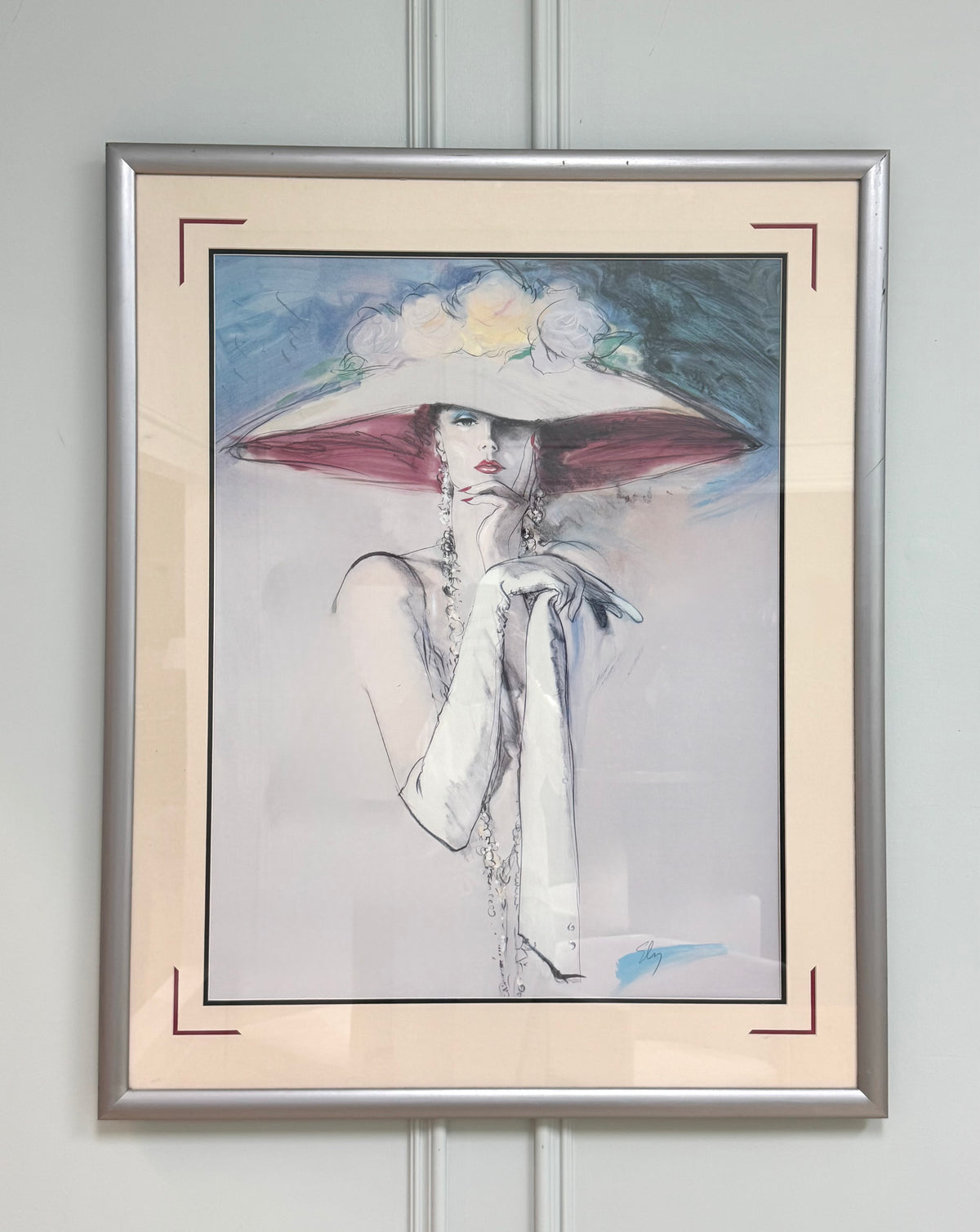 Vintage 'White Gloves' Print