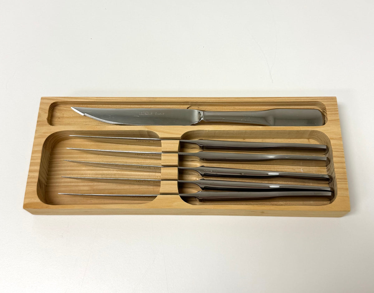NEW Lebrun France Steak Knives Set of 6