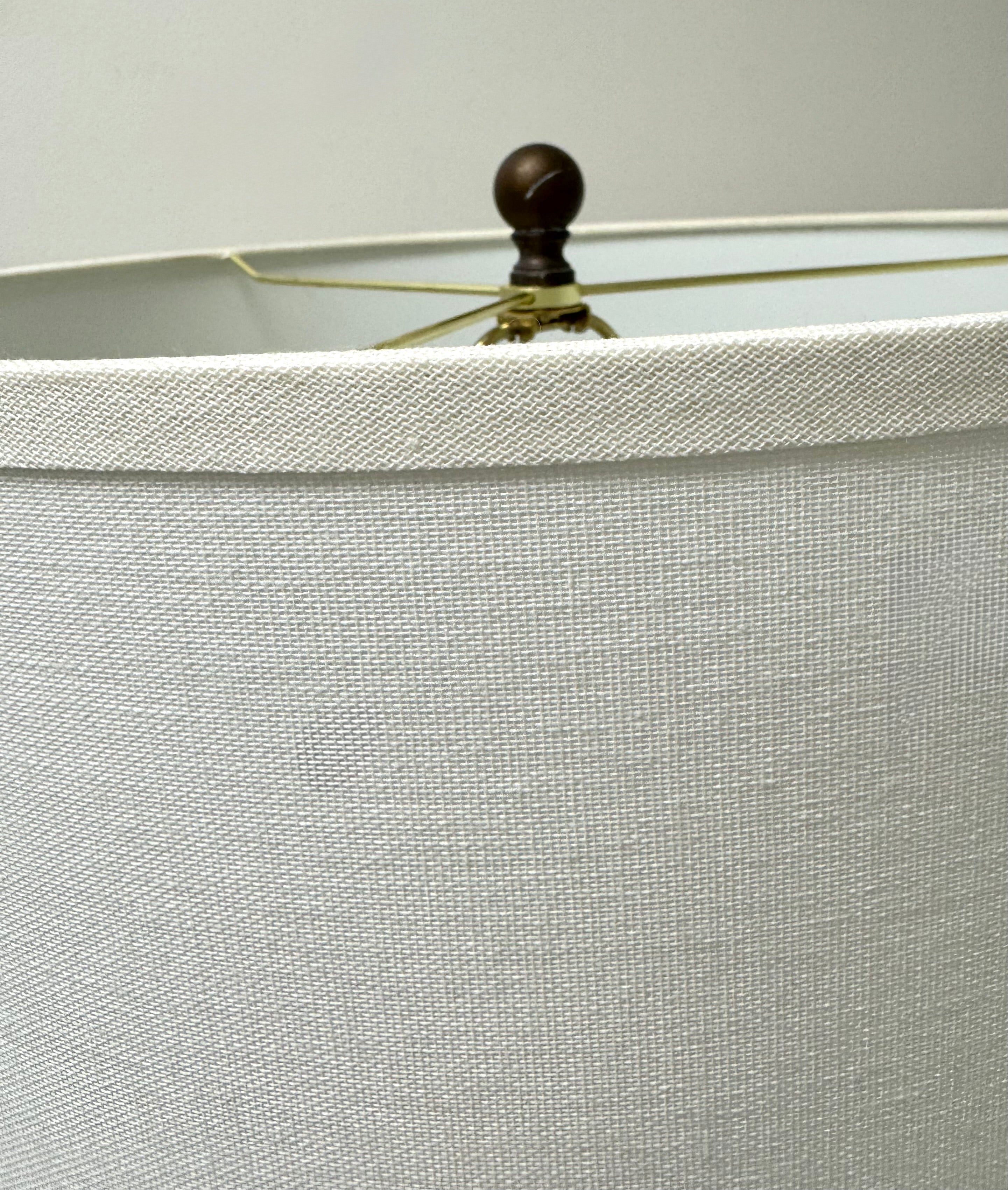 Rustic Wood Modern Urn Lamp