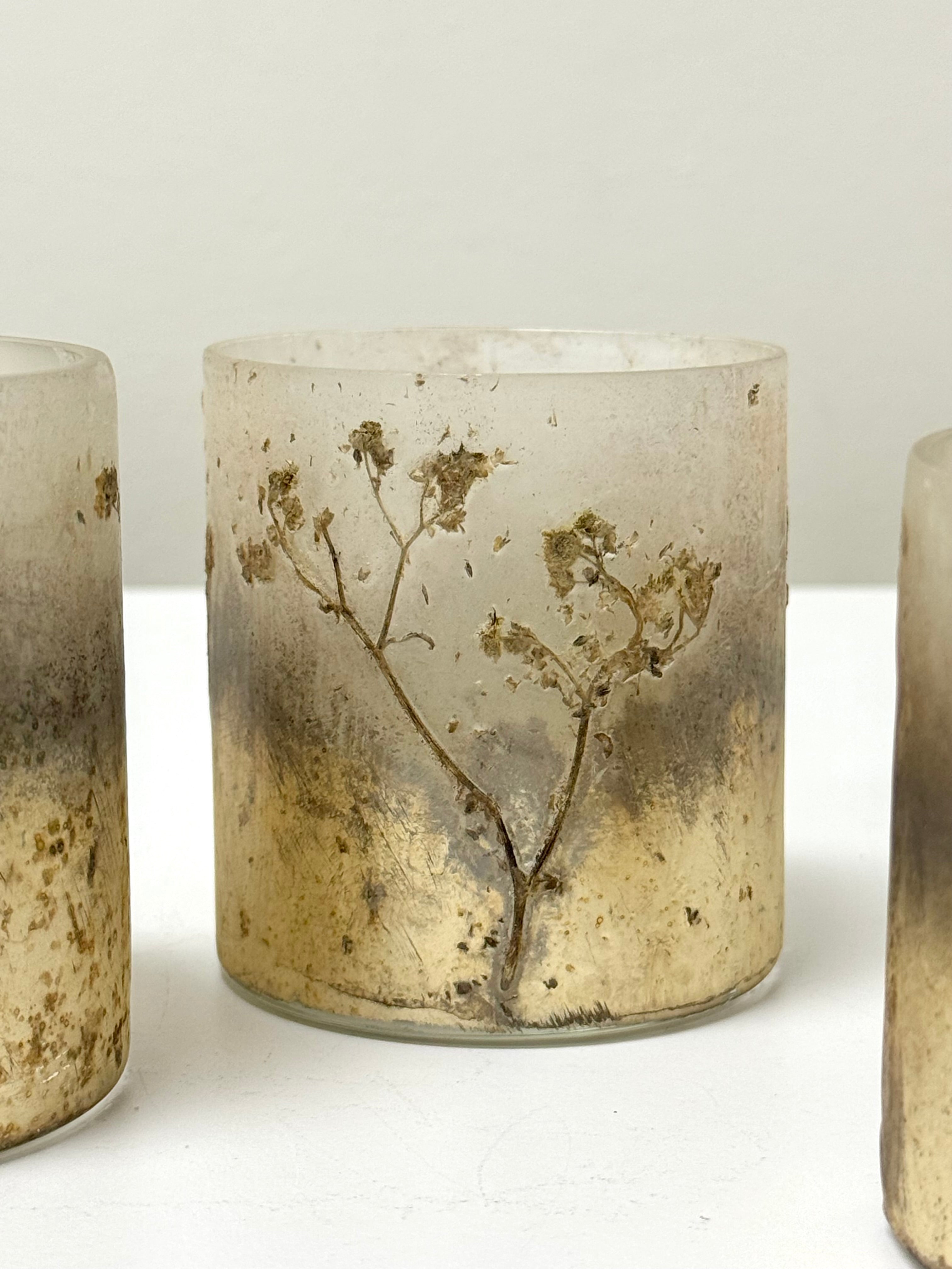 Prairie Grass Candle Holders Set of 3