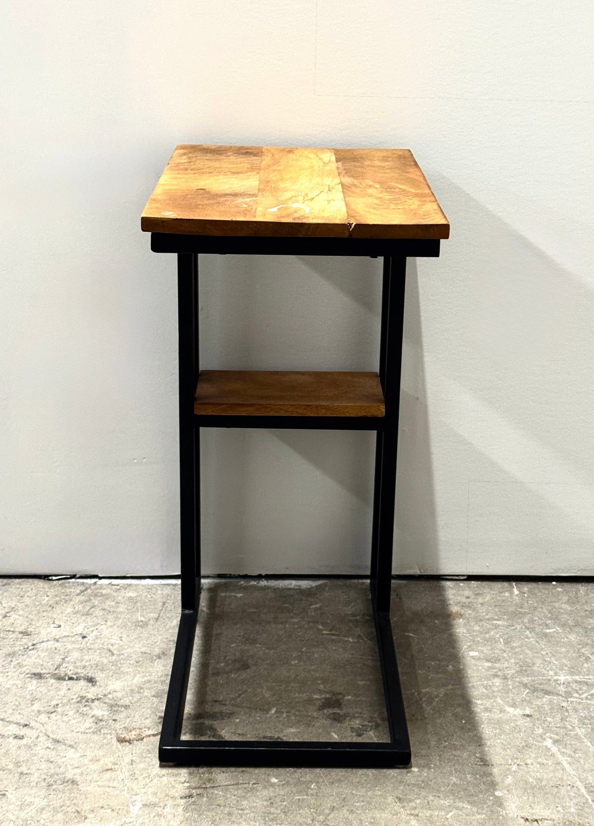 Industrial L-shaped Side Table