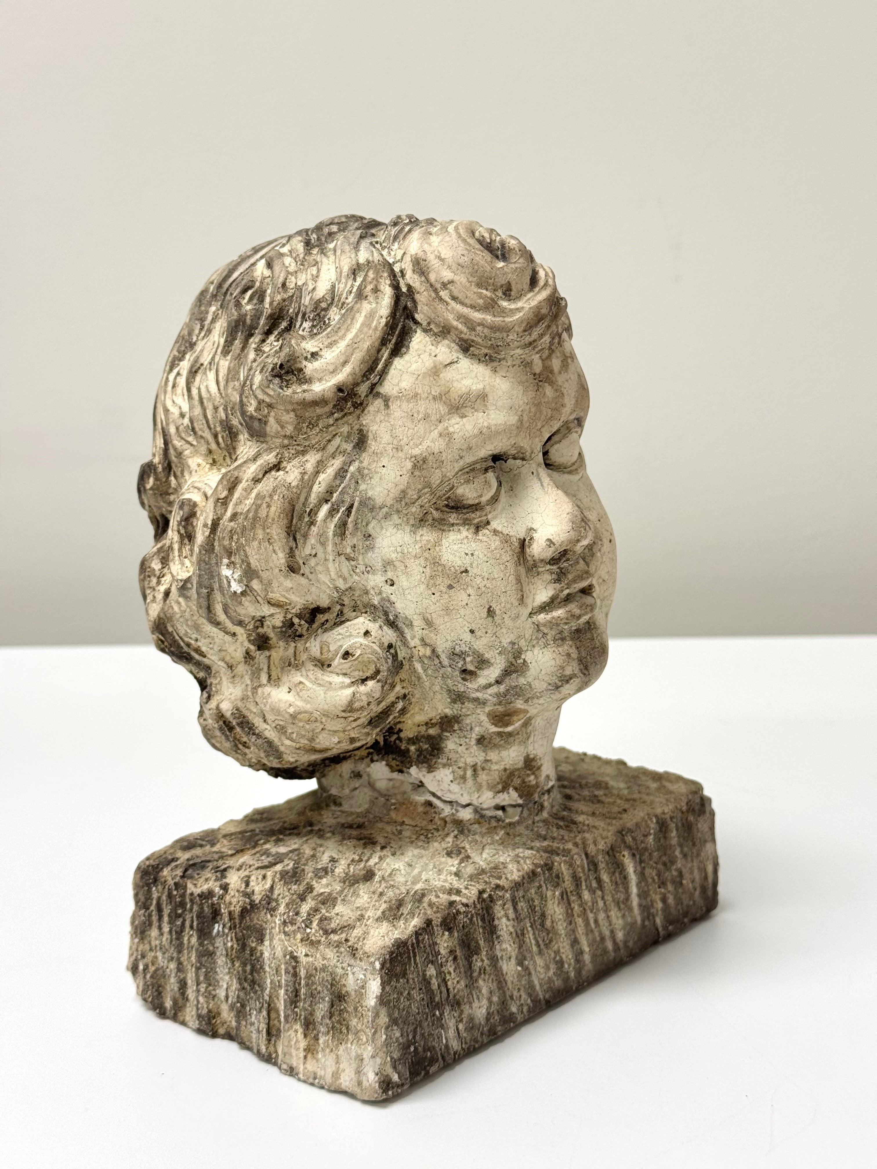 Weathered Stone Bust