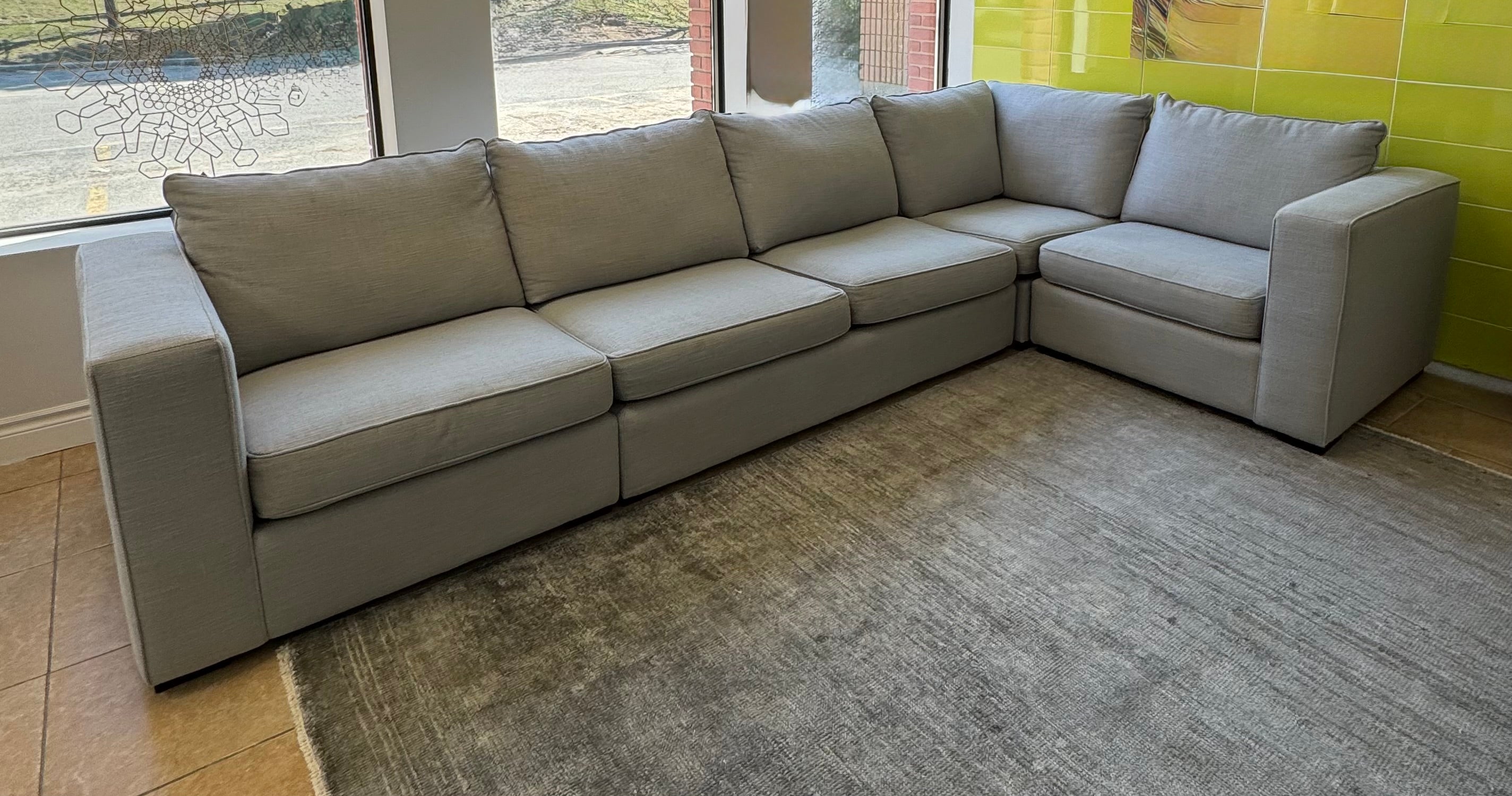 DECOR-REST Custom Richmond Grey Sectional