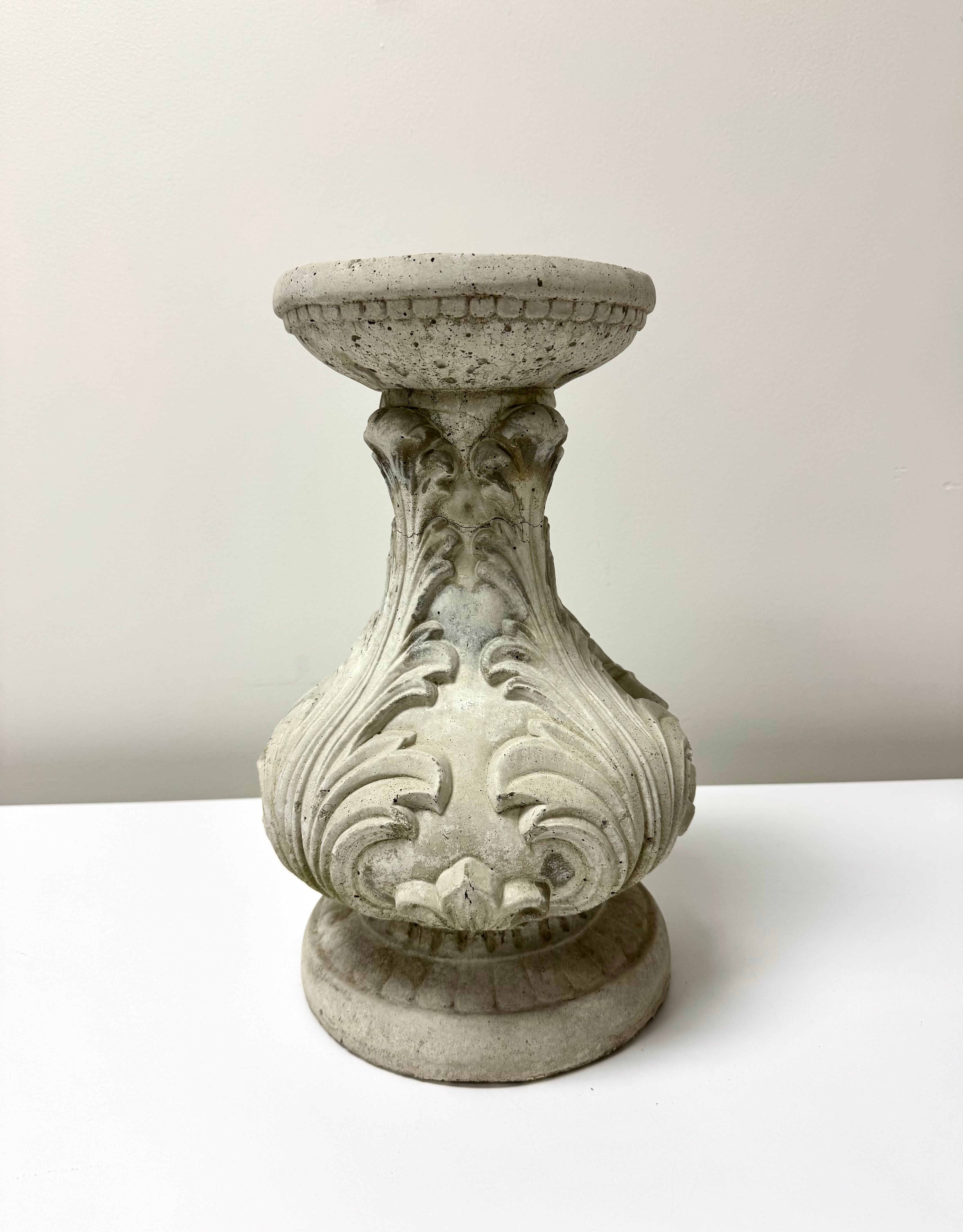 Concrete Acanthus Pedestal