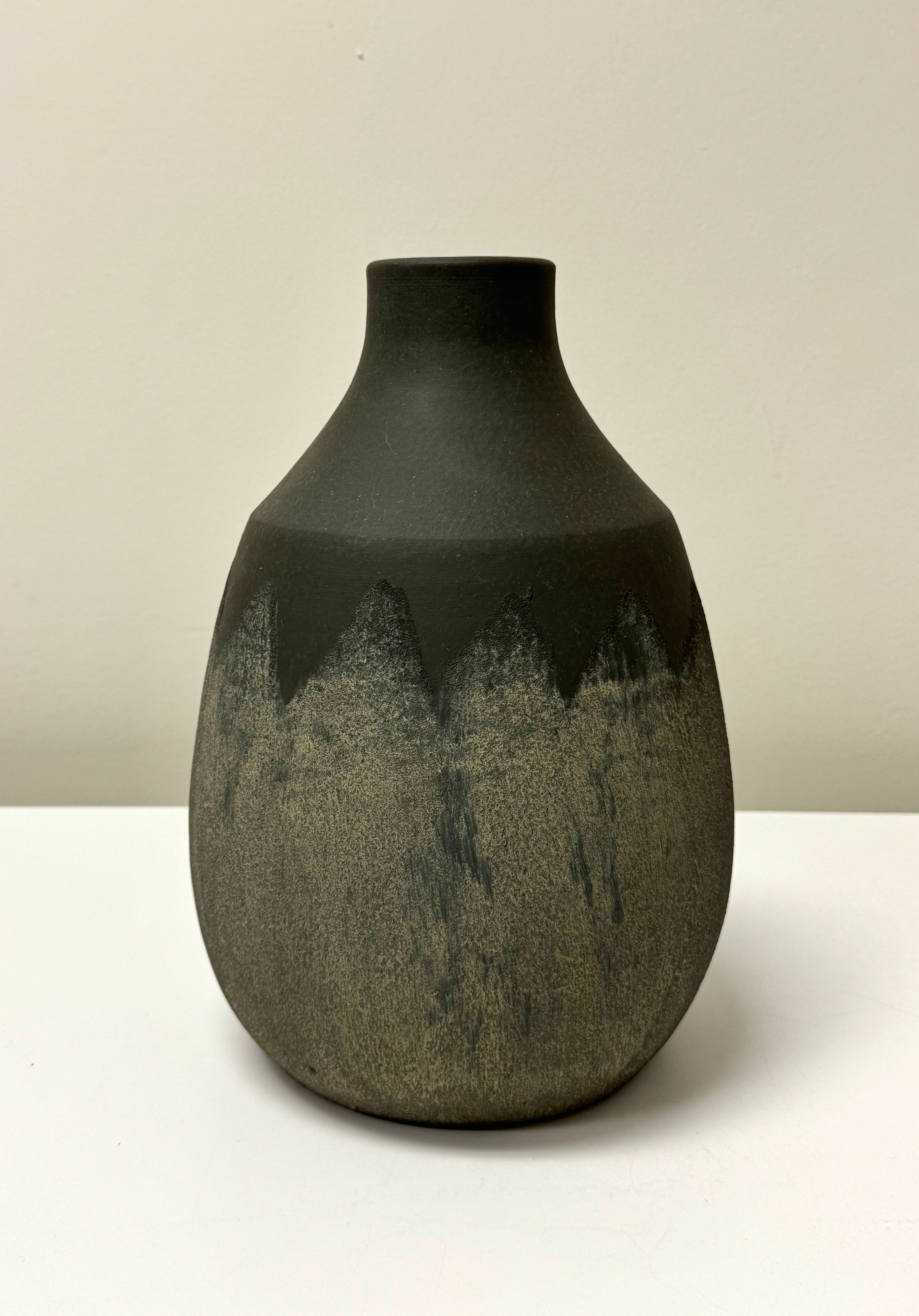 Faux Gray Concrete Vase
