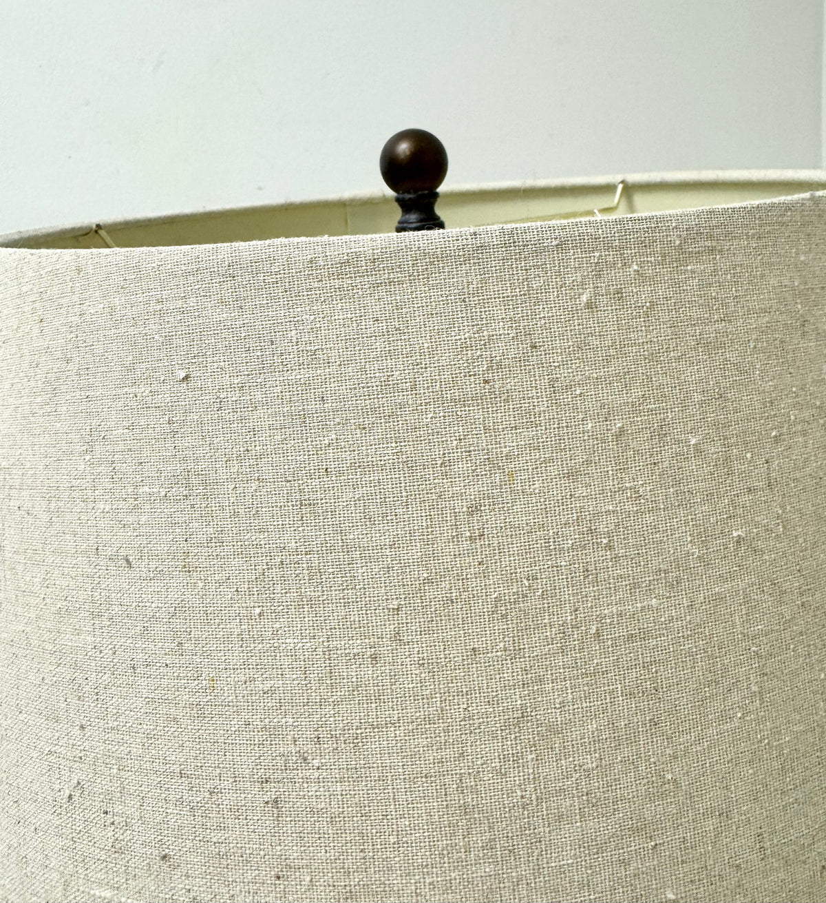 Rustic Wood Modern Urn Lamp
