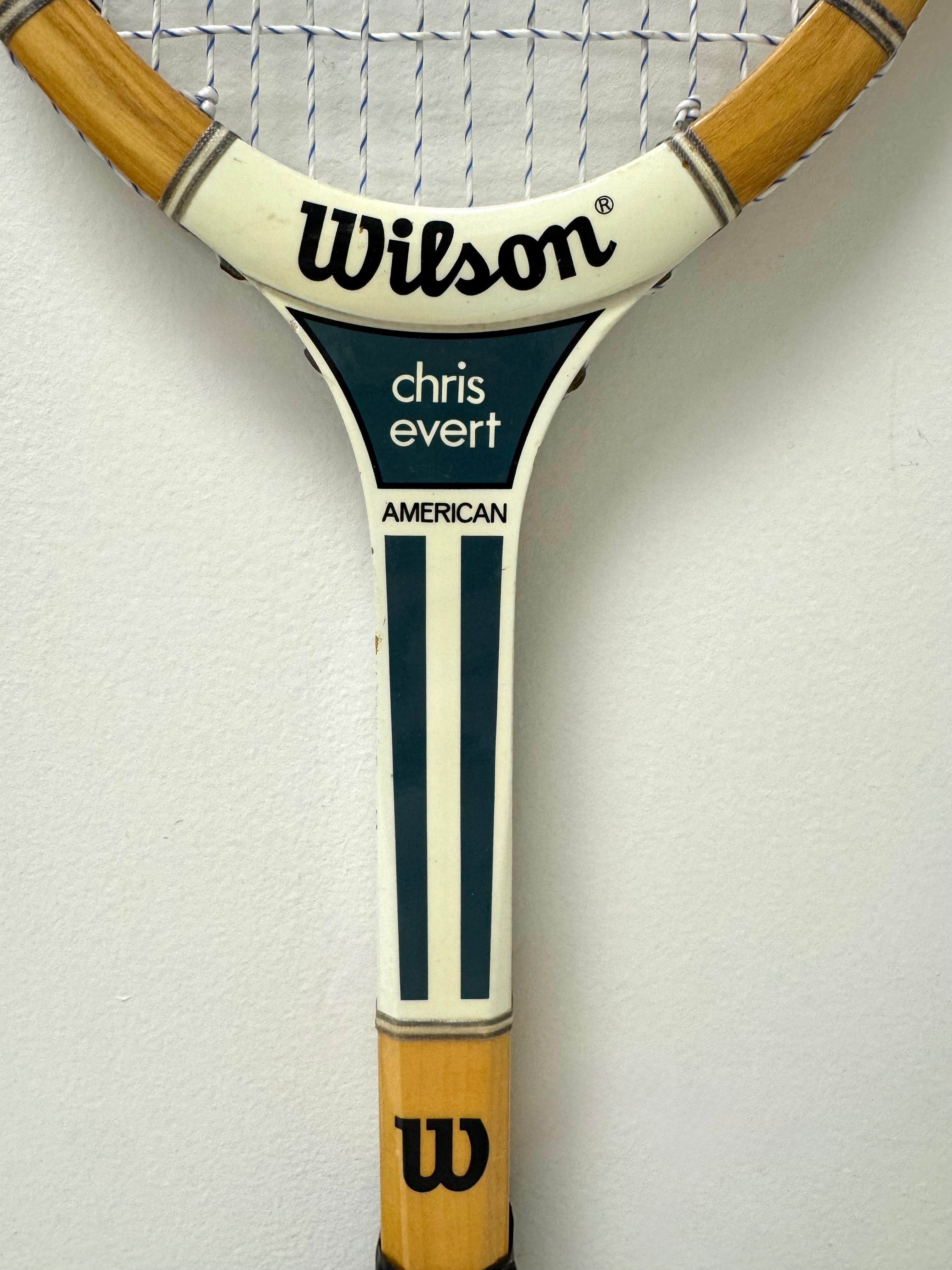 Vintage Wilson Chris Evert American Tennis Racket