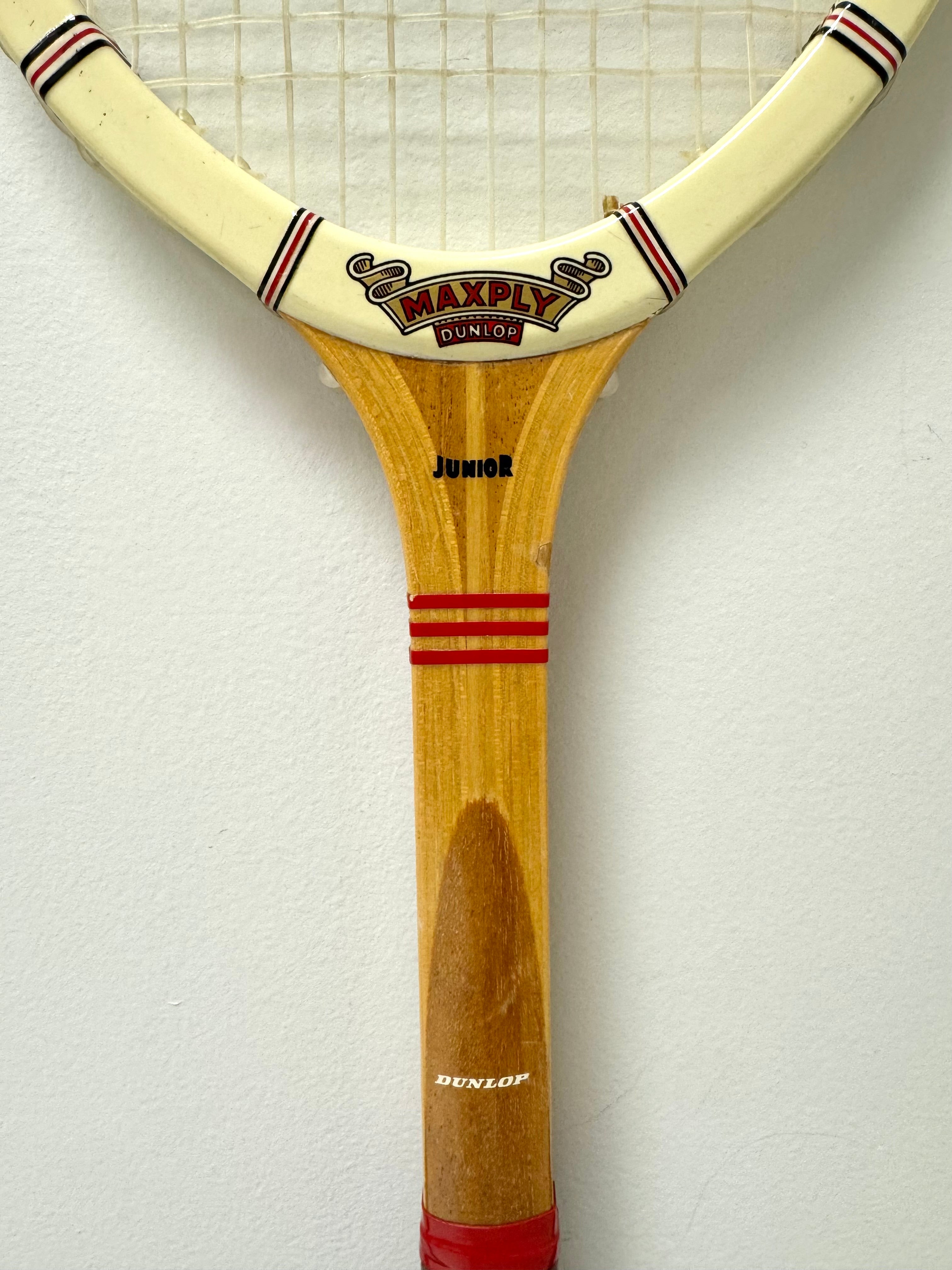 Vintage Dunlop Maxply Junior Tennis Racket