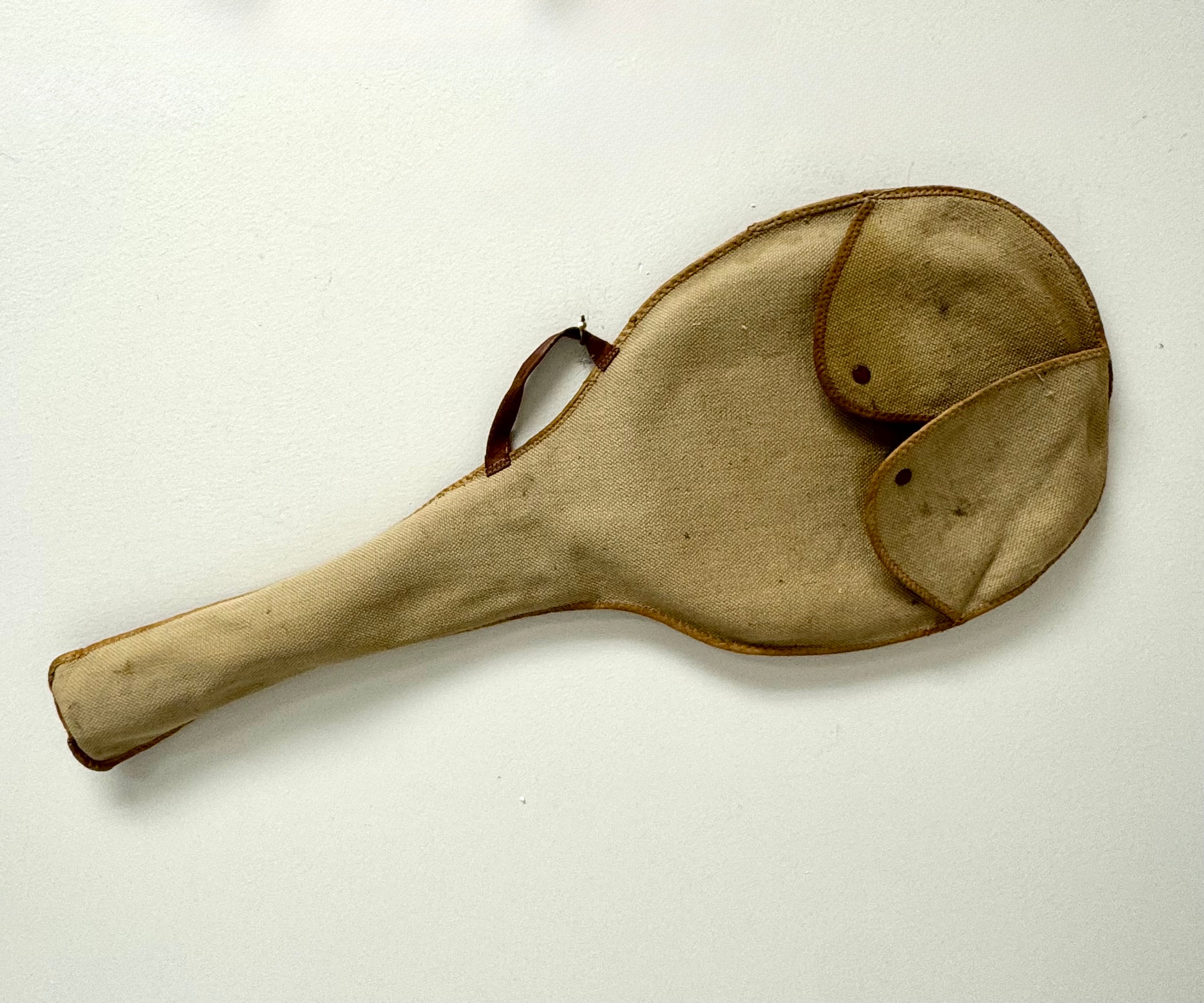 Vintage Spalding Australian Tennis Racket with Canvas Case