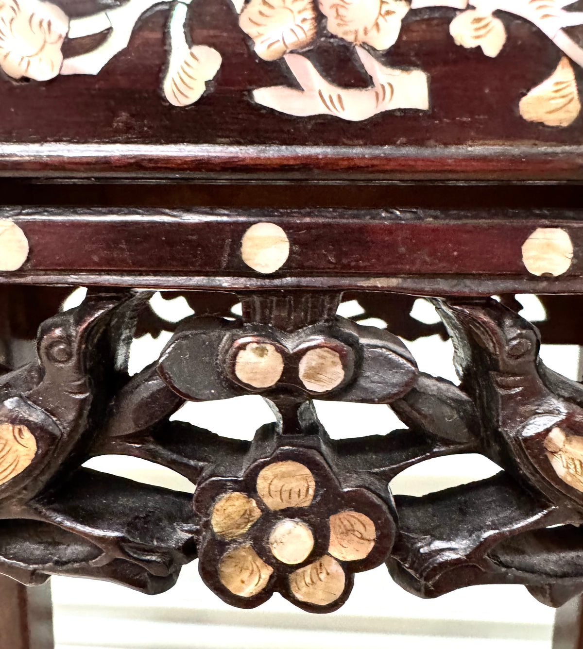 Mother-of-pearl Inlaid Side Table